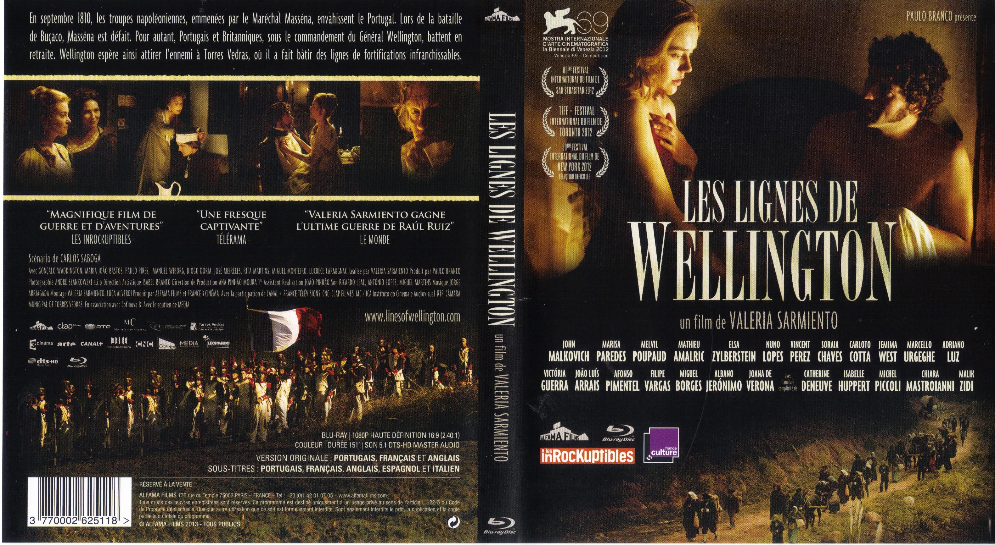 Jaquette DVD Les Lignes de Wellington (BLU-RAY)