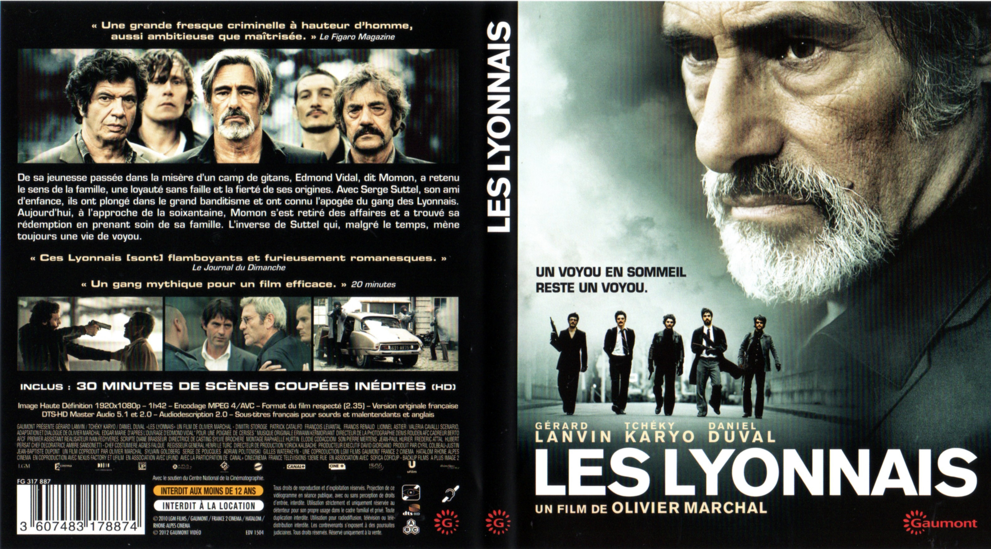Jaquette DVD Les Lyonnais (BLU-RAY)