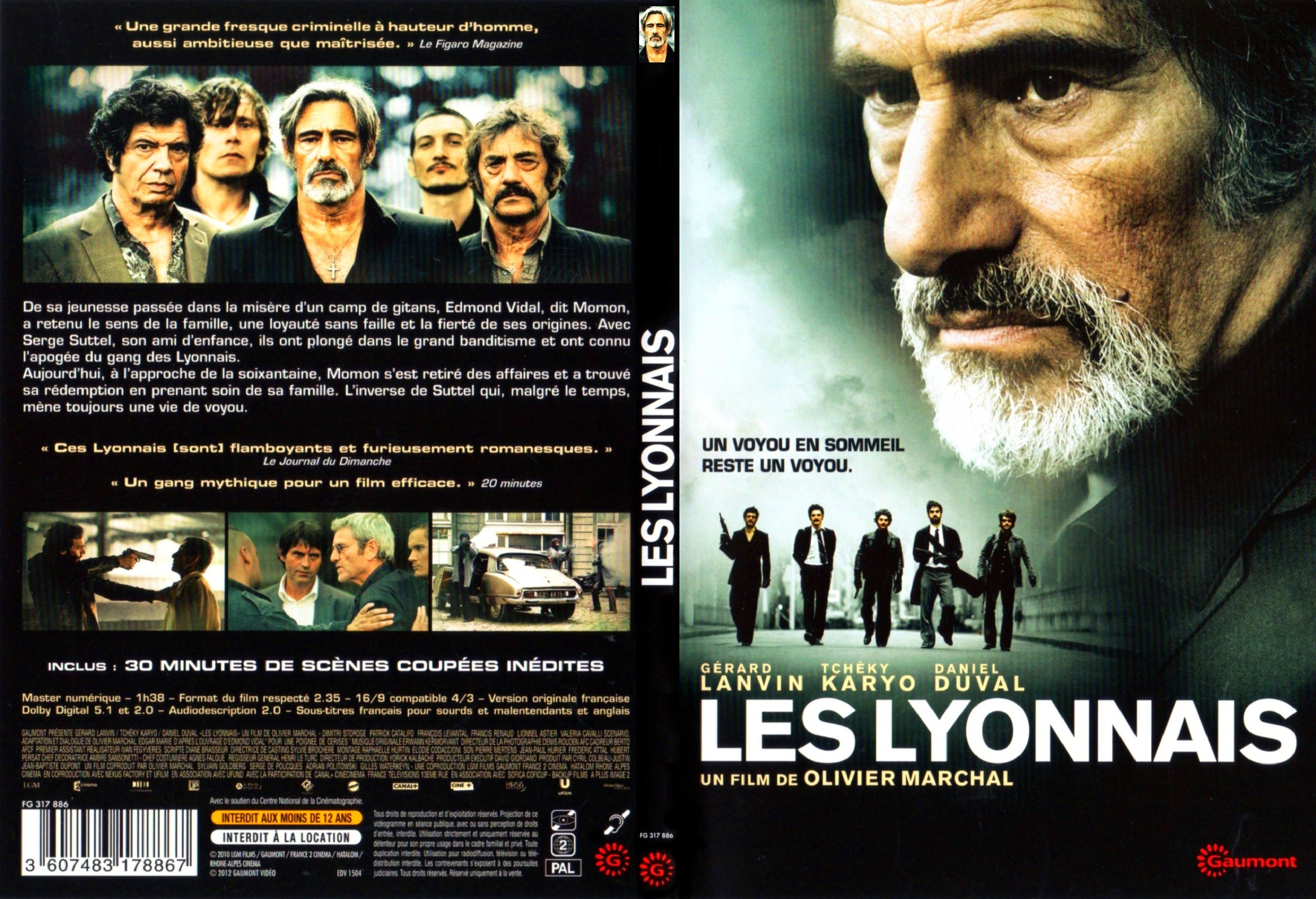 Jaquette DVD Les Lyonnais - SLIM