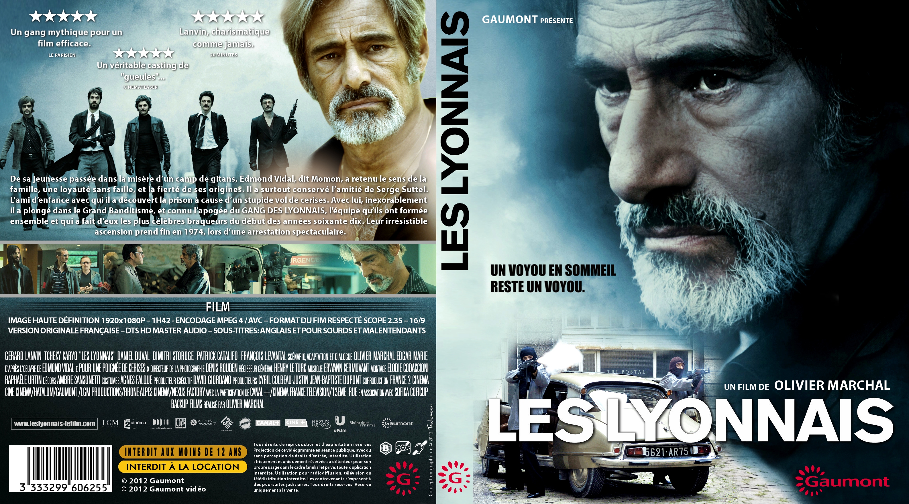 Jaquette DVD Les Lyonnais custom (BLU-RAY)