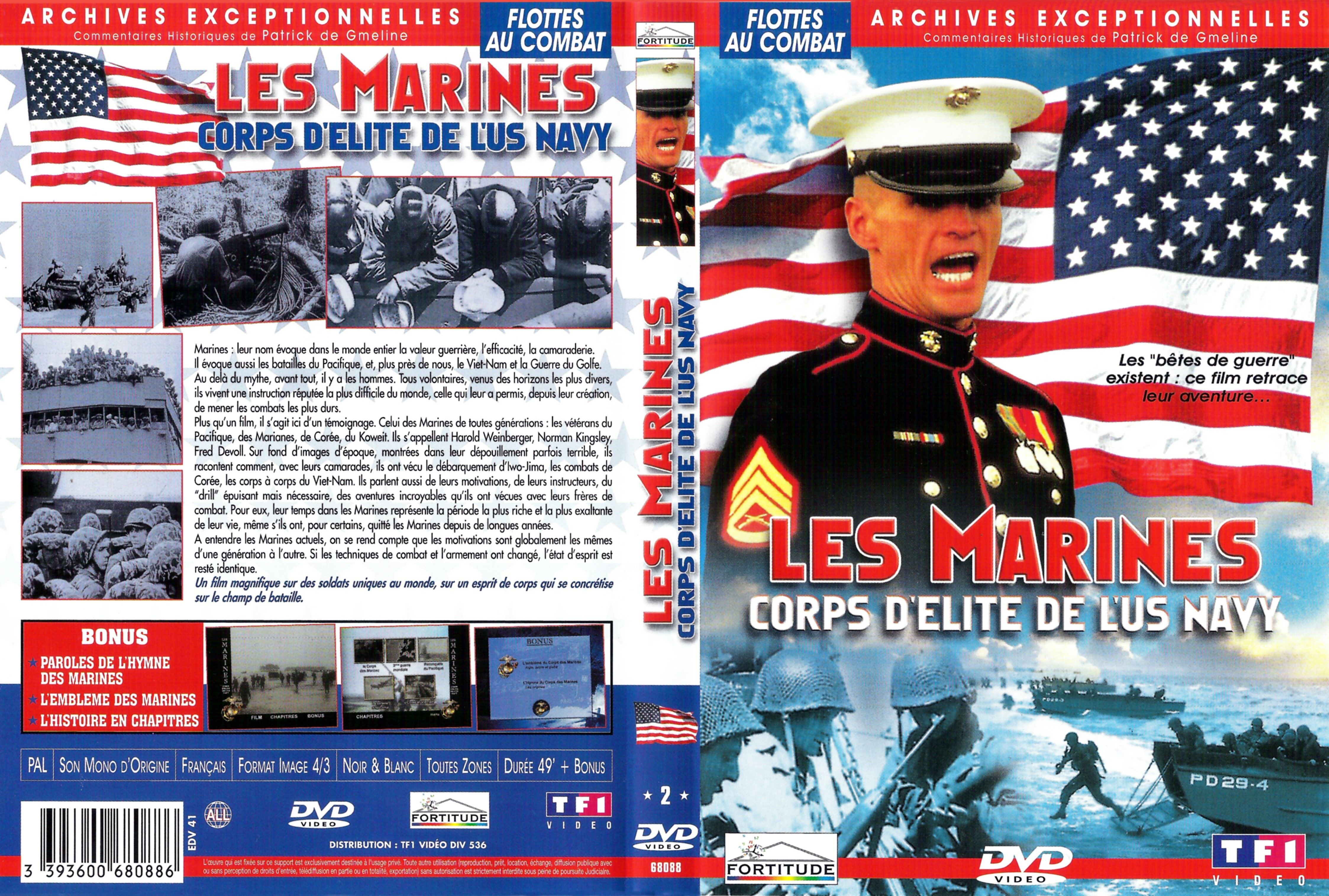 Jaquette DVD Les Marines corps d