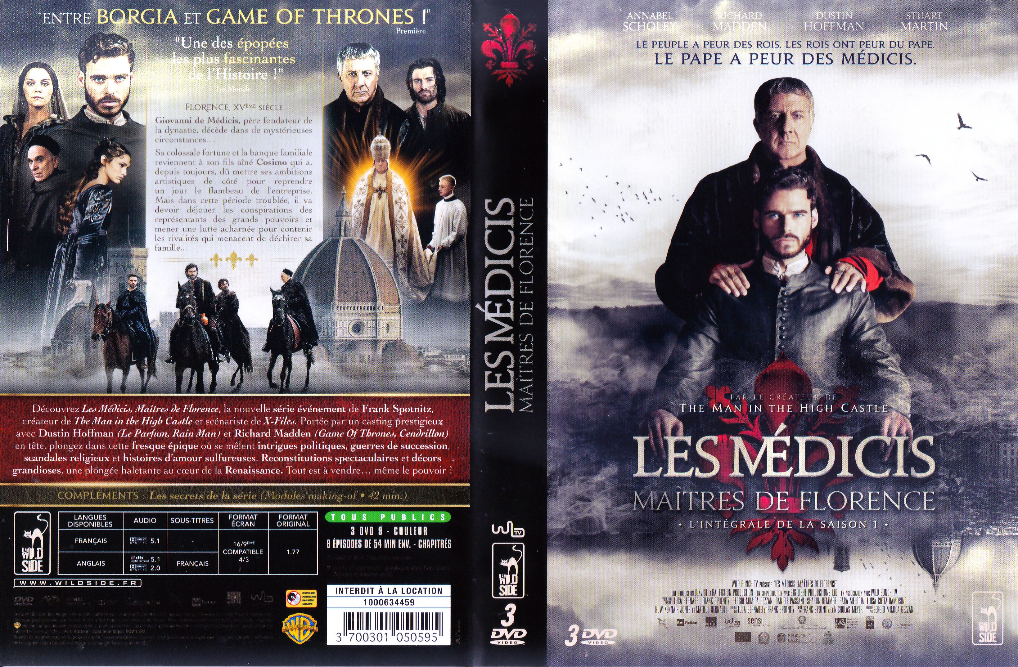 Jaquette DVD Les Medicis Maitres de Florence saison 1