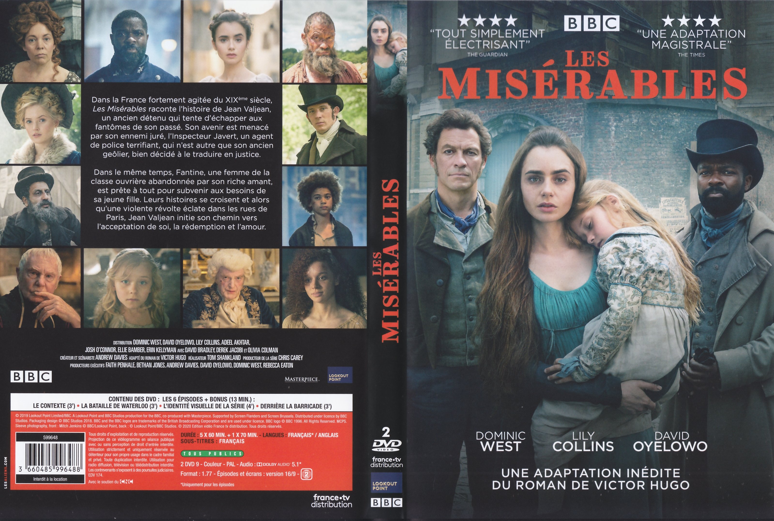 Jaquette DVD Les Miserables (Dominic West)