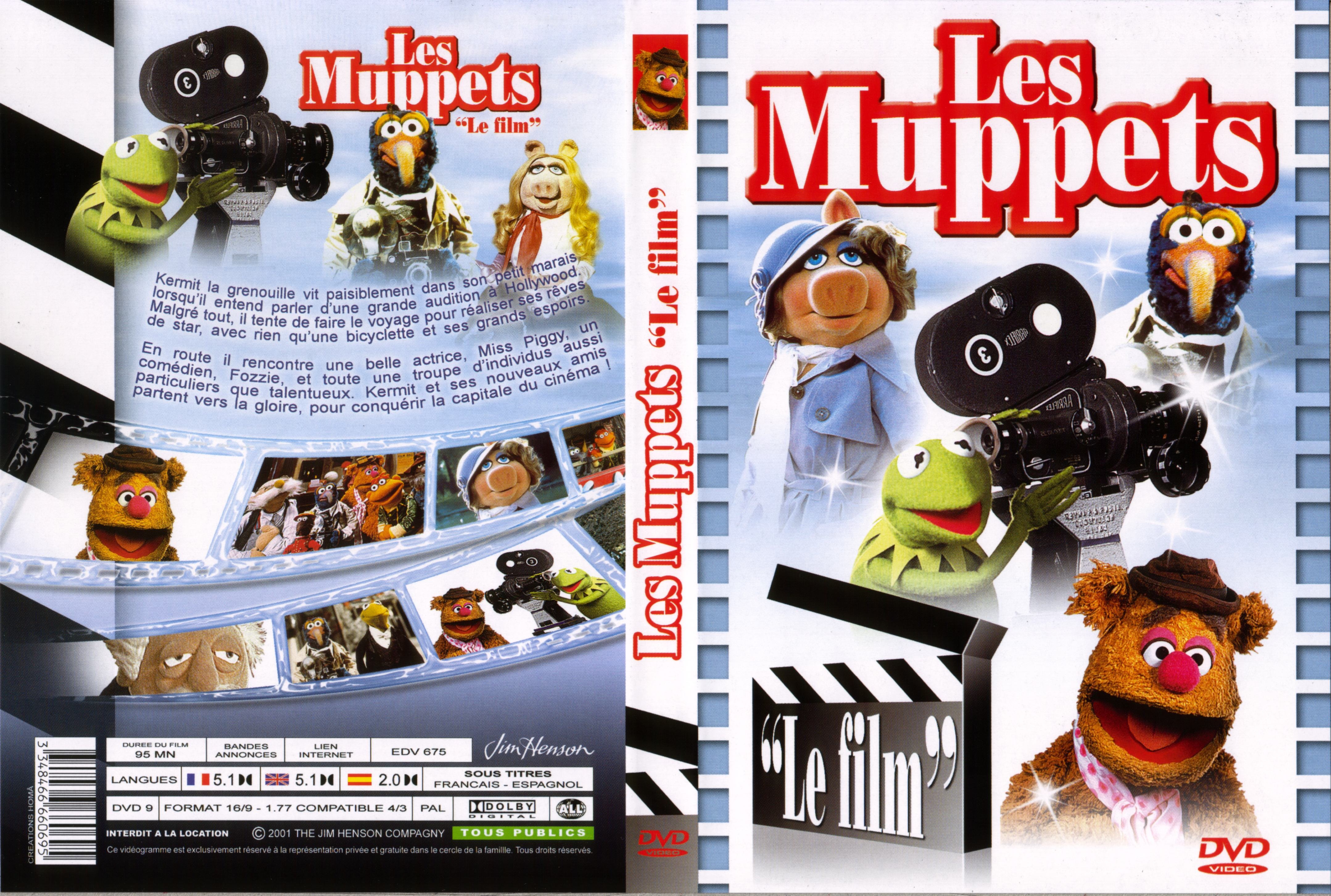 Jaquette DVD Les Muppets Le film