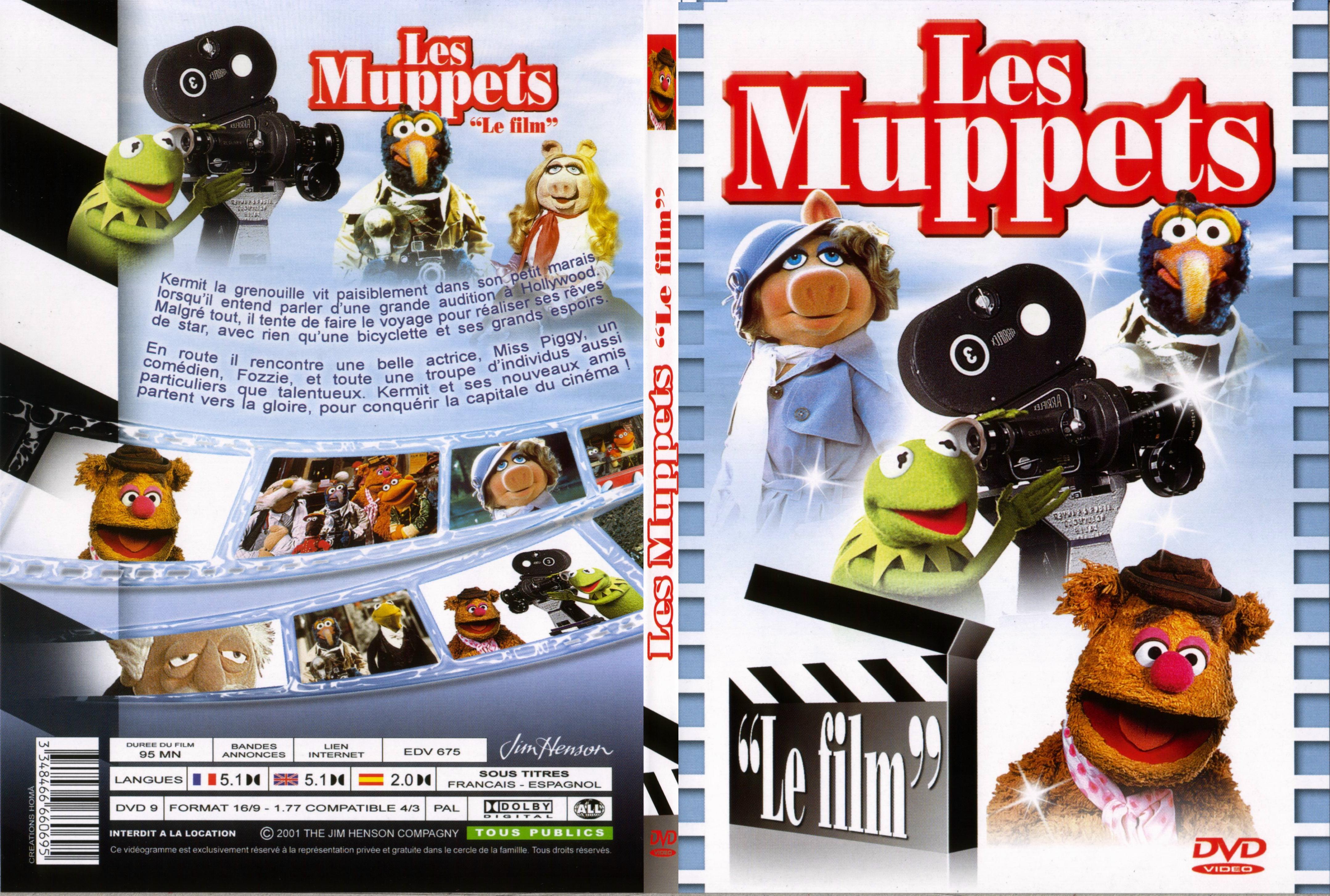 Jaquette DVD Les Muppets Le film - SLIM