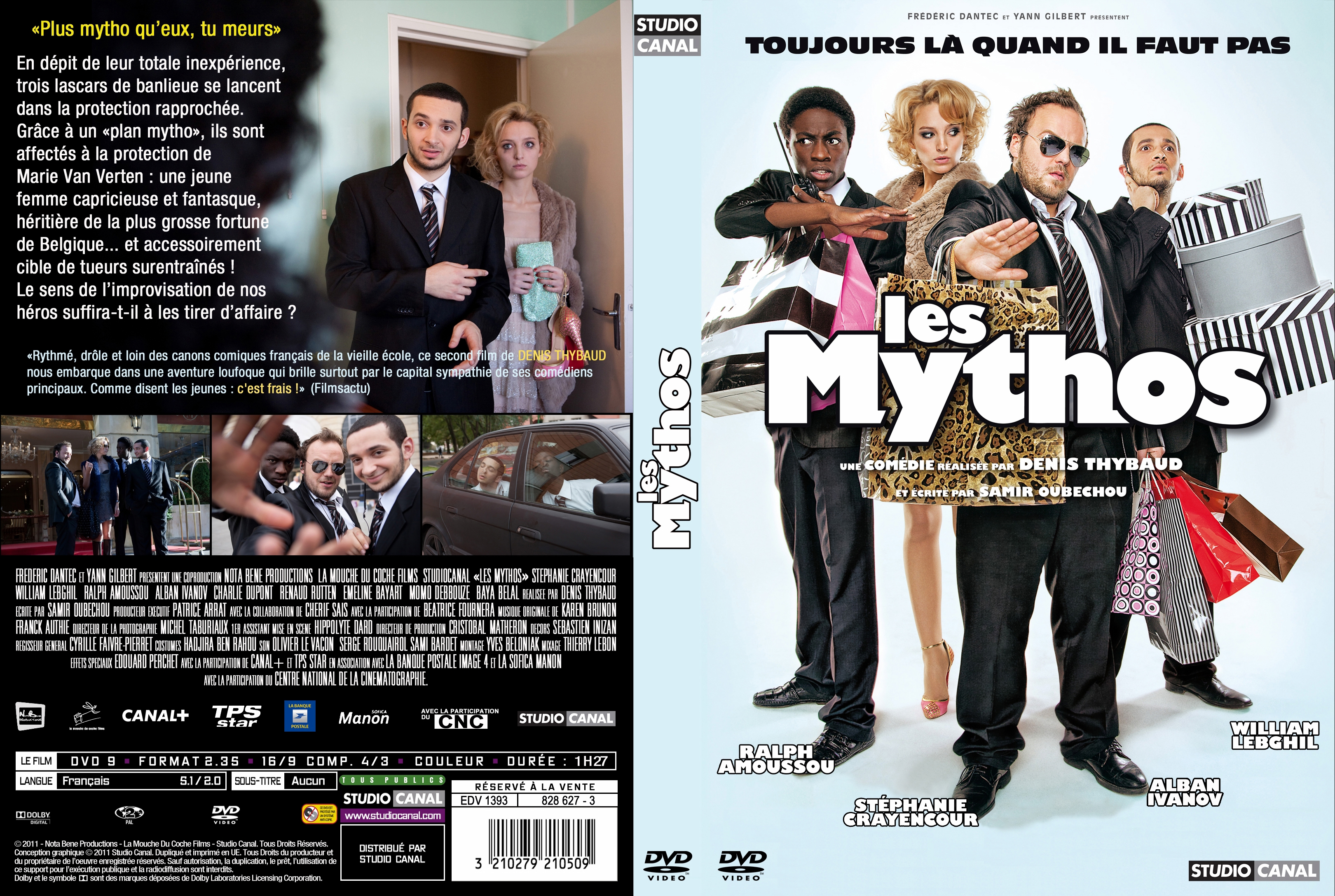 Jaquette DVD Les Mythos custom