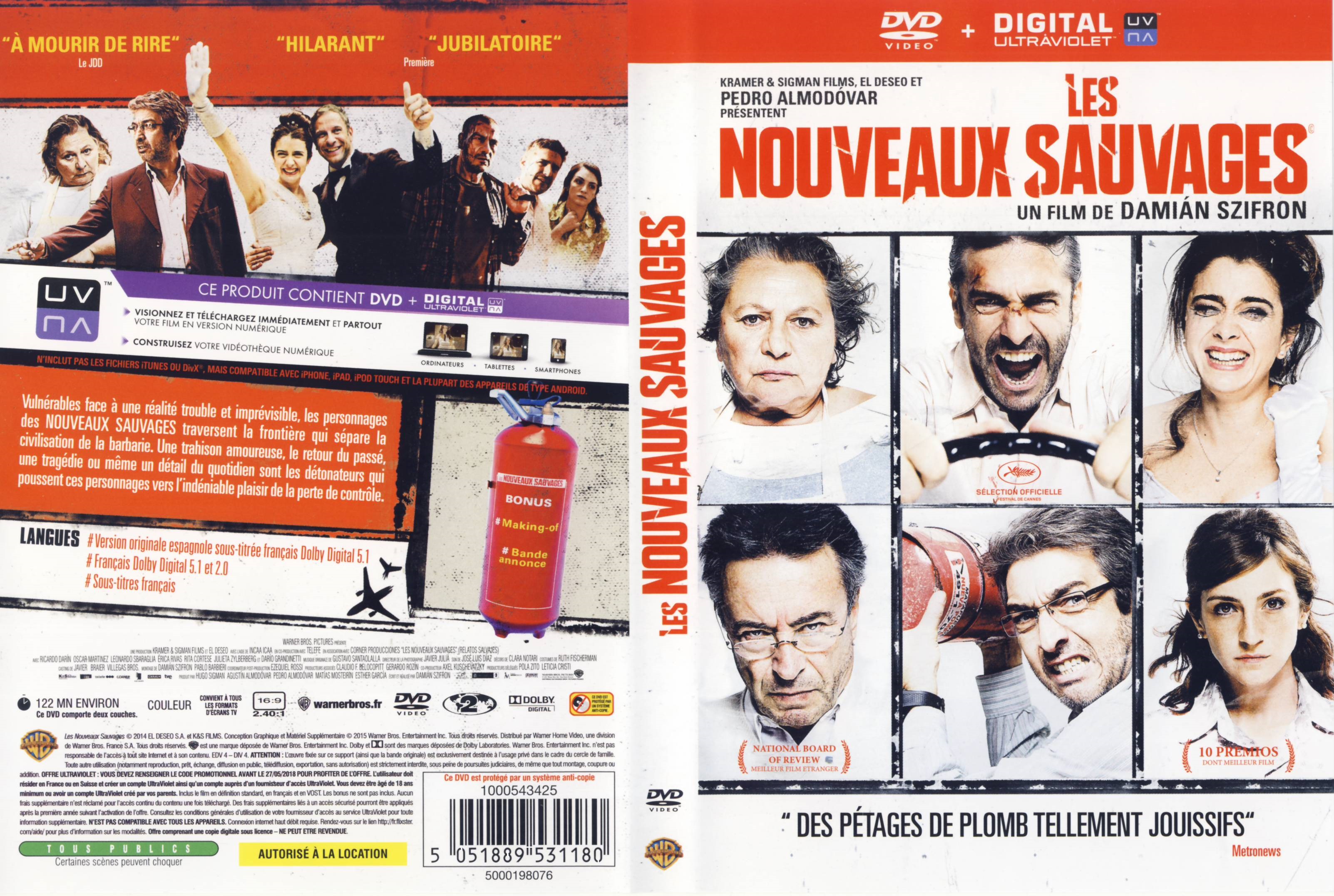 Jaquette DVD Les Nouveaux Sauvages