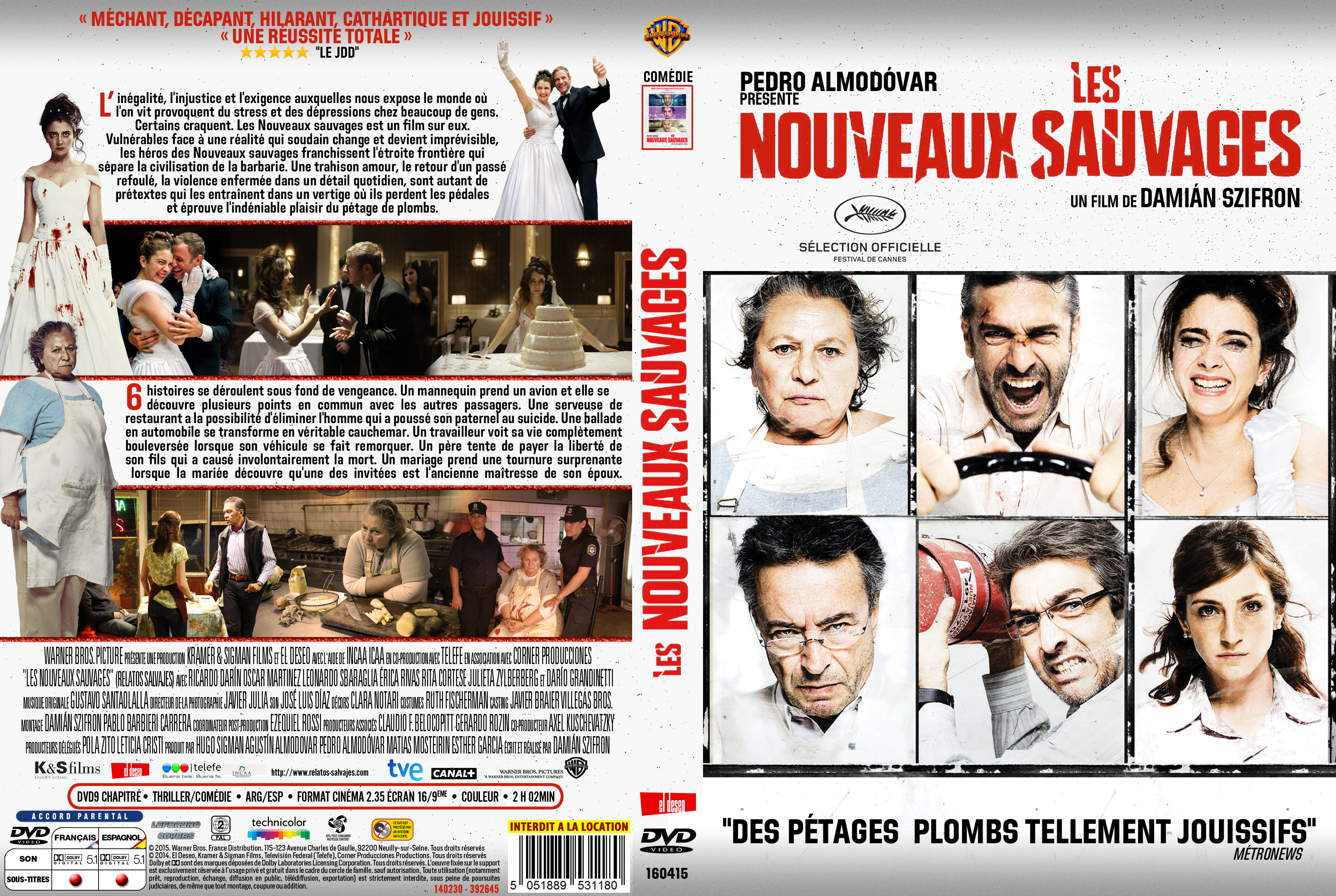 Jaquette DVD Les Nouveaux Sauvages custom