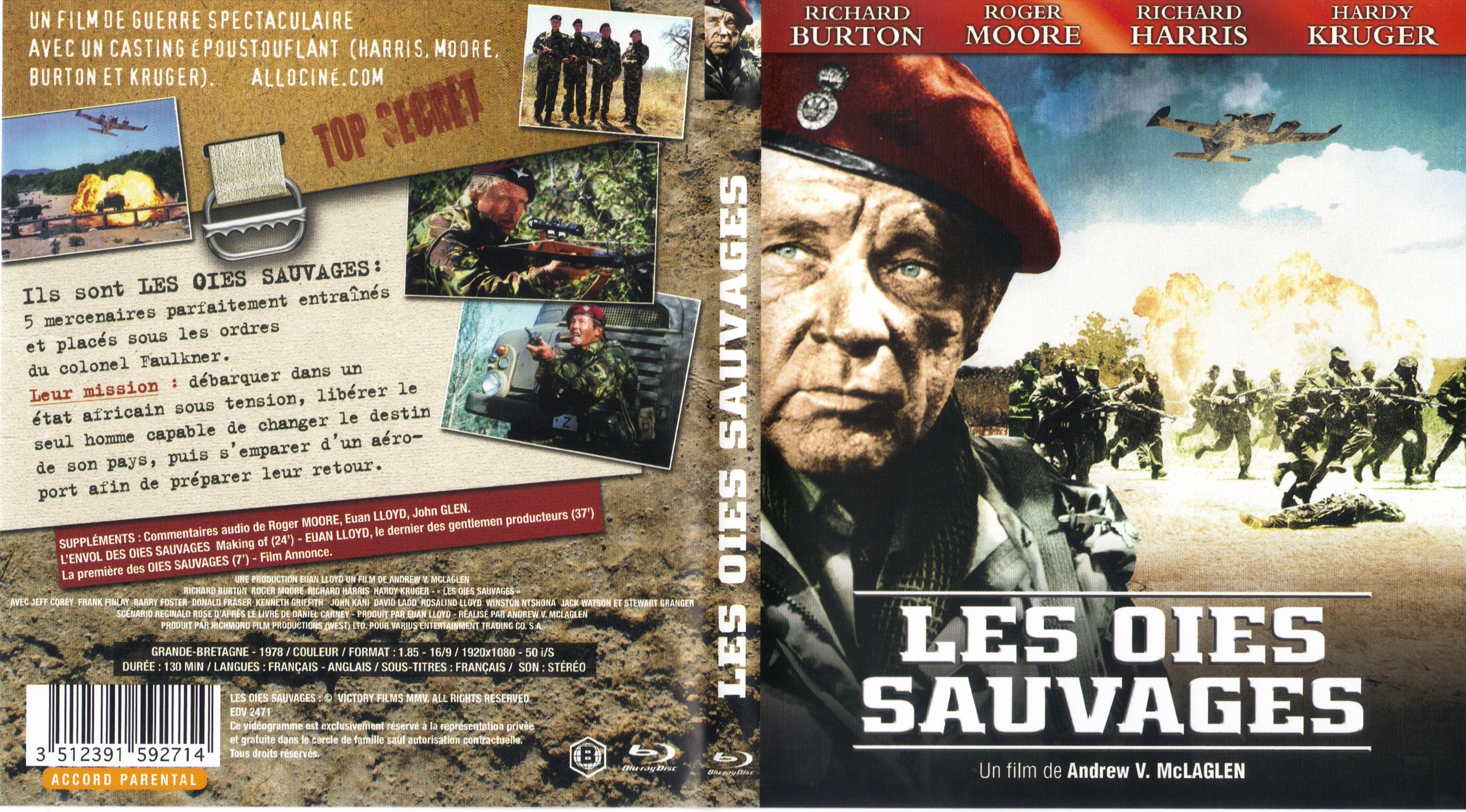 Jaquette DVD Les Oies sauvages (BLU-RAY)