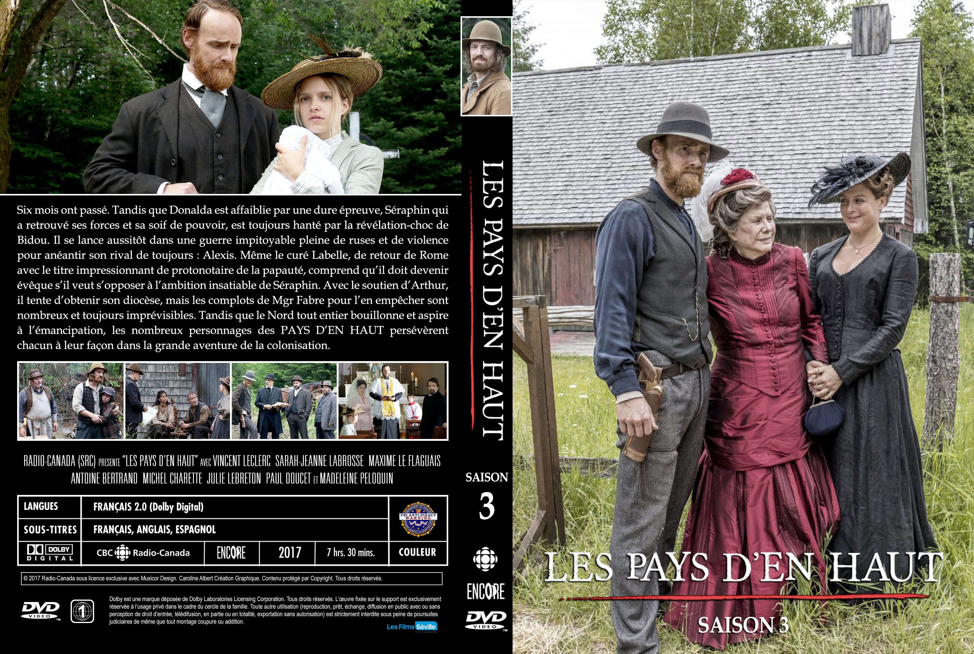 Jaquette DVD Les Pays den Haut Saison 3 custom