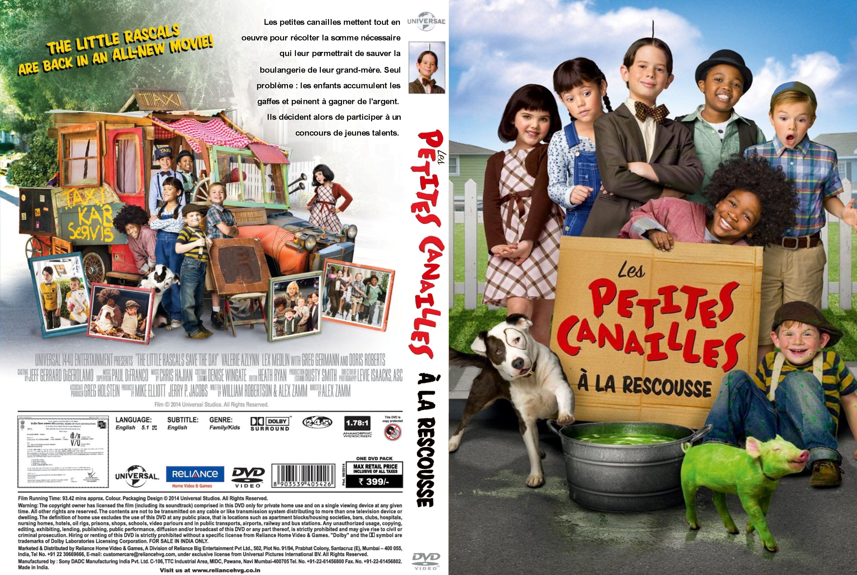 Jaquette DVD Les Petites Canailles 2 custom