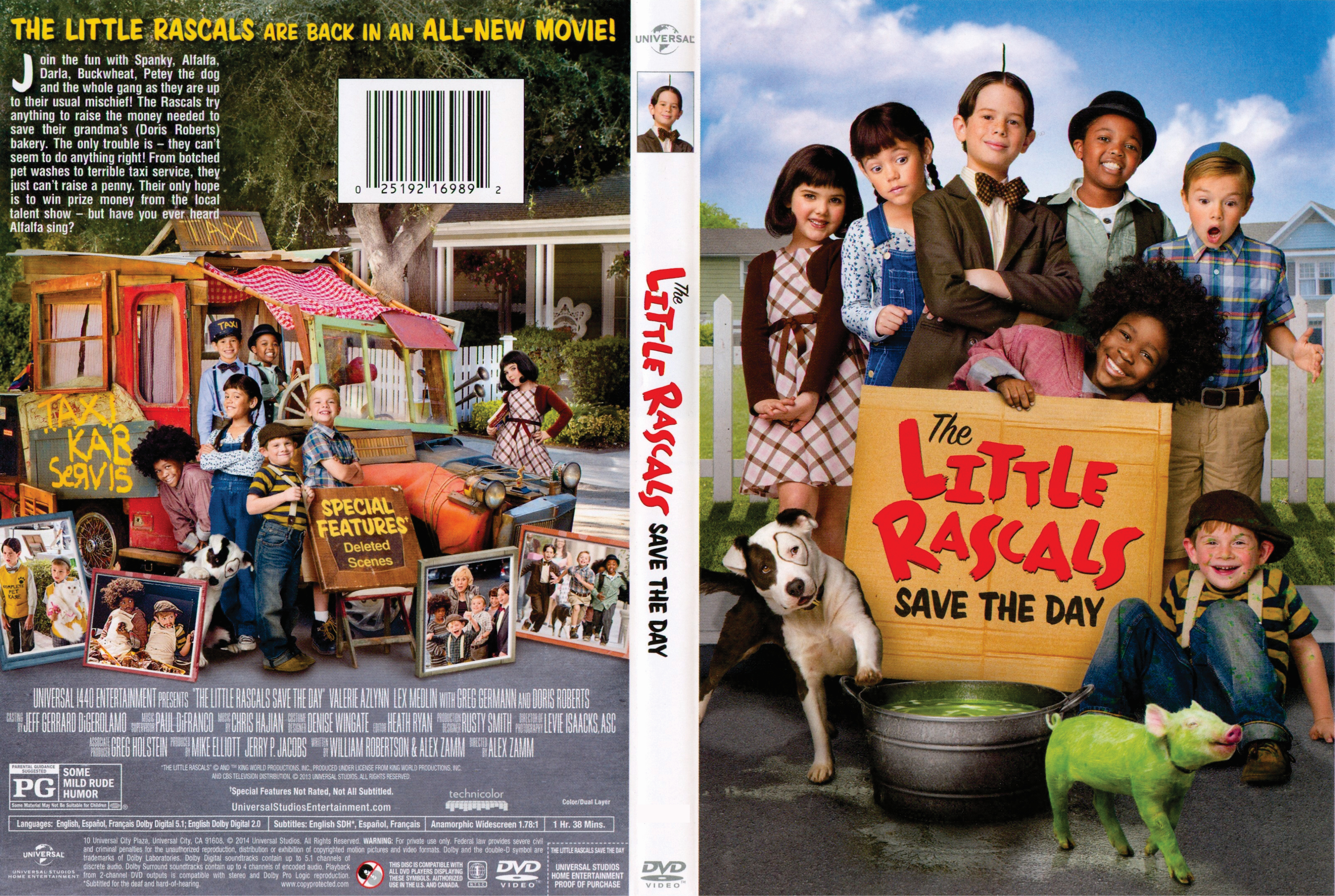 Jaquette DVD Les Petites canailles  la rescousse - The Little Rascals Save The Day Zone 1