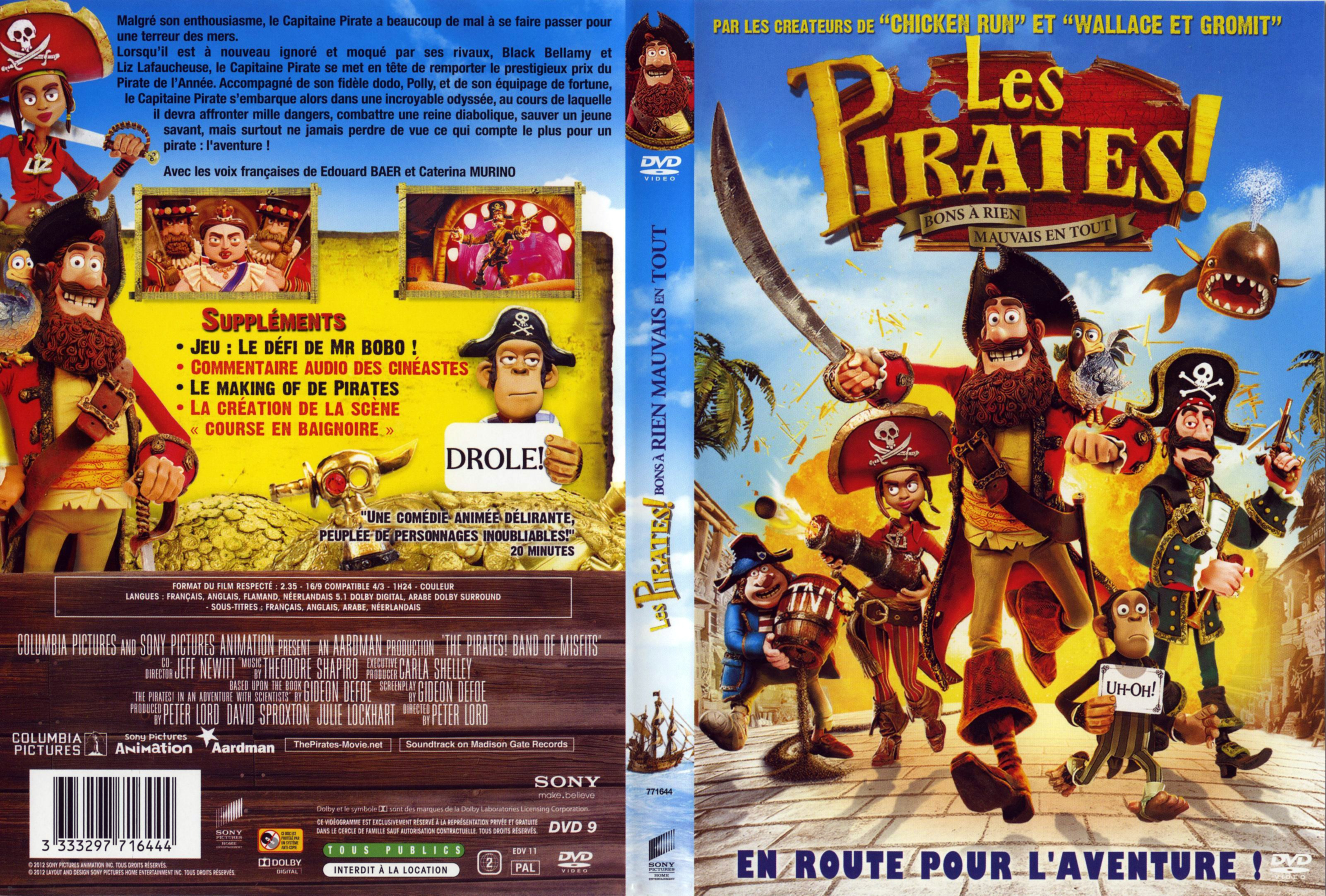 Jaquette DVD Les Pirates Bons  rien Mauvais en tout