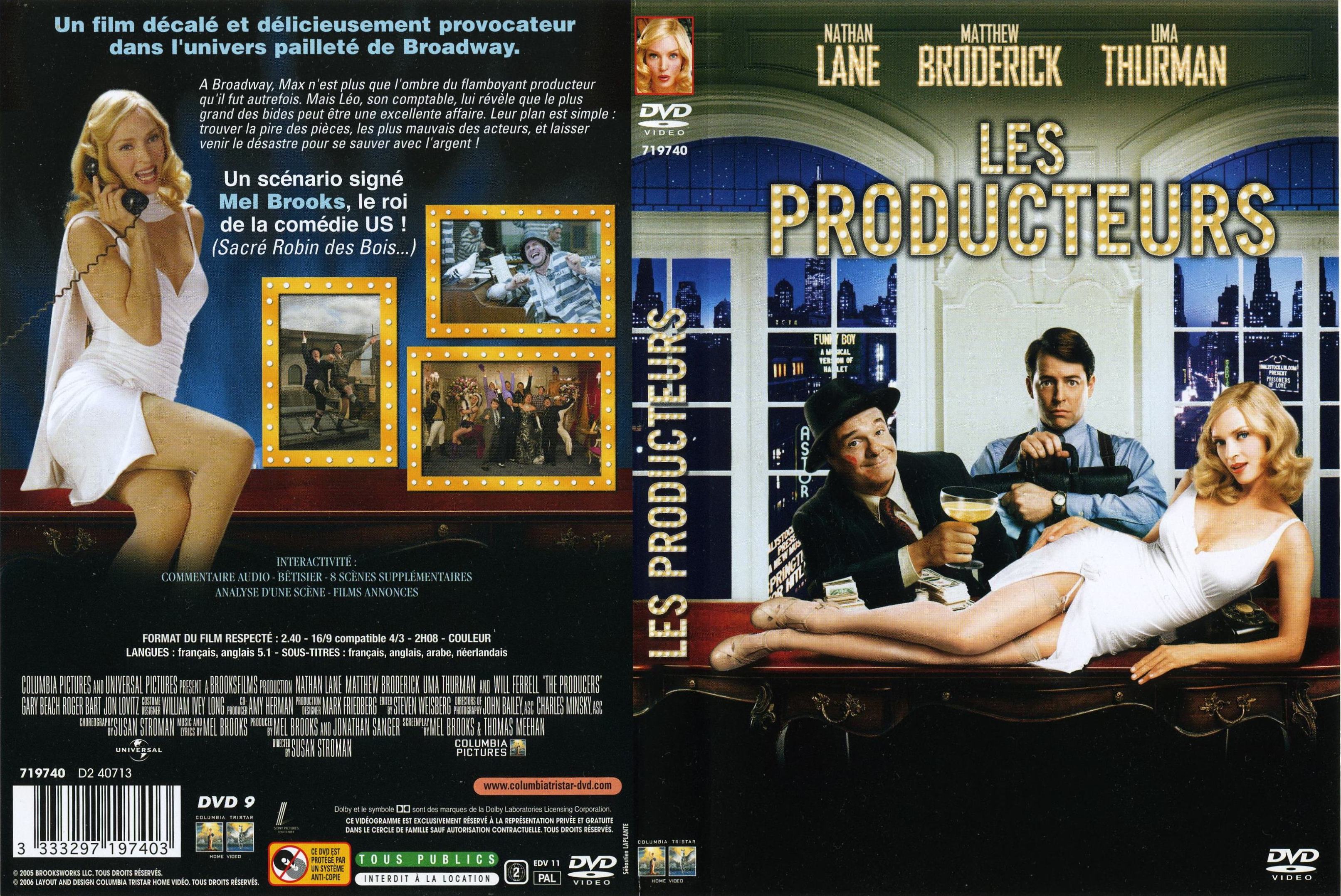 Jaquette DVD Les Producteurs v2