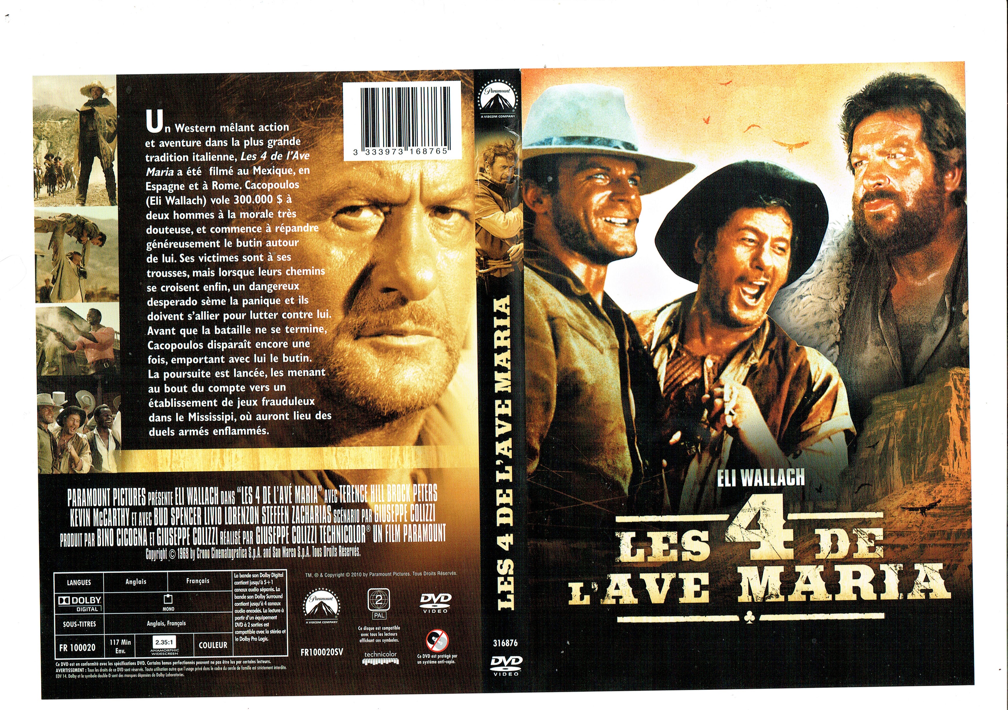 Jaquette DVD Les Quatre de l