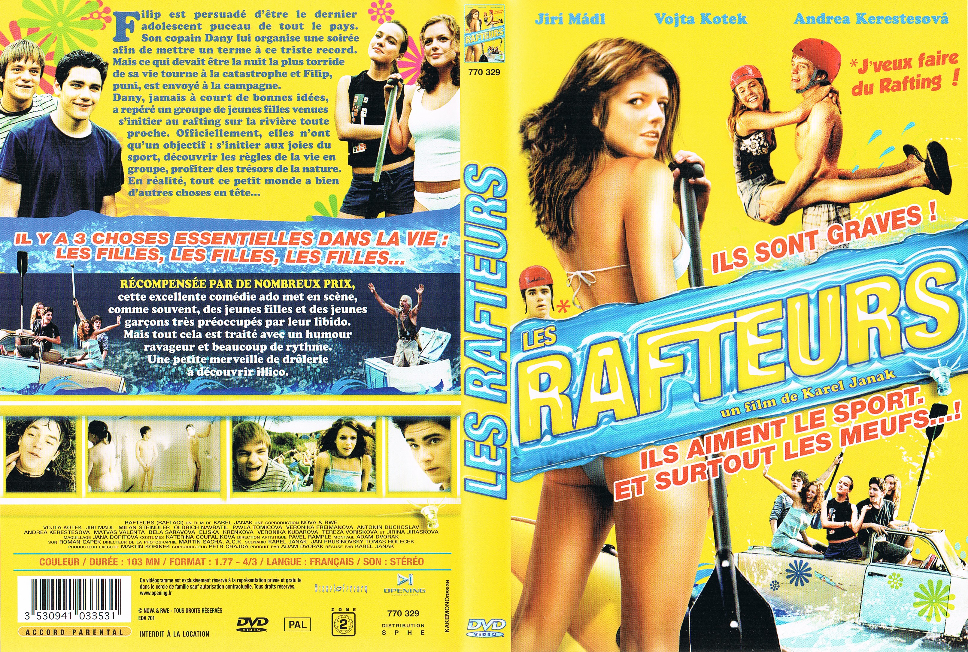 Jaquette DVD Les Rafteurs