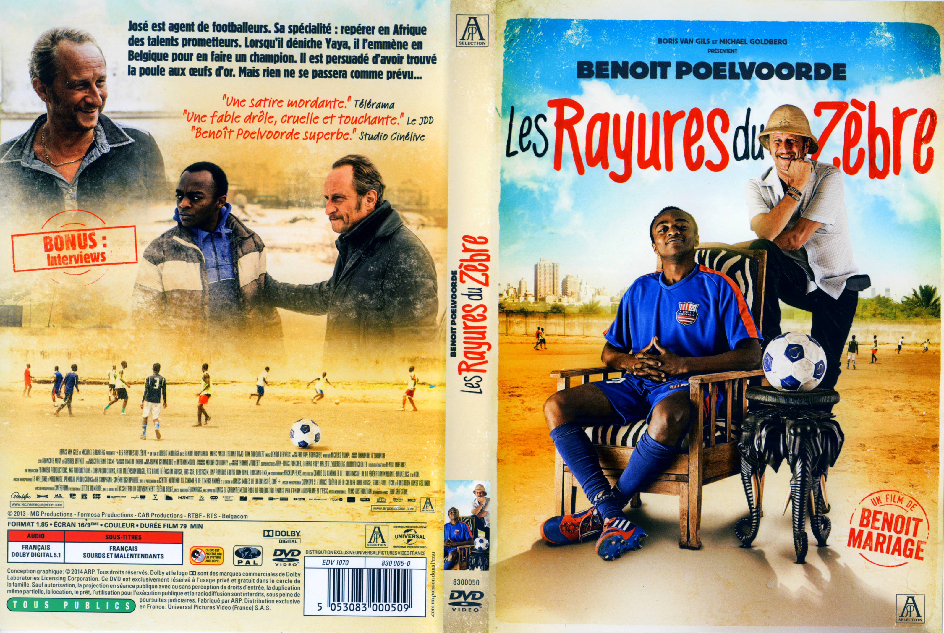 Jaquette DVD Les Rayures du Zbre
