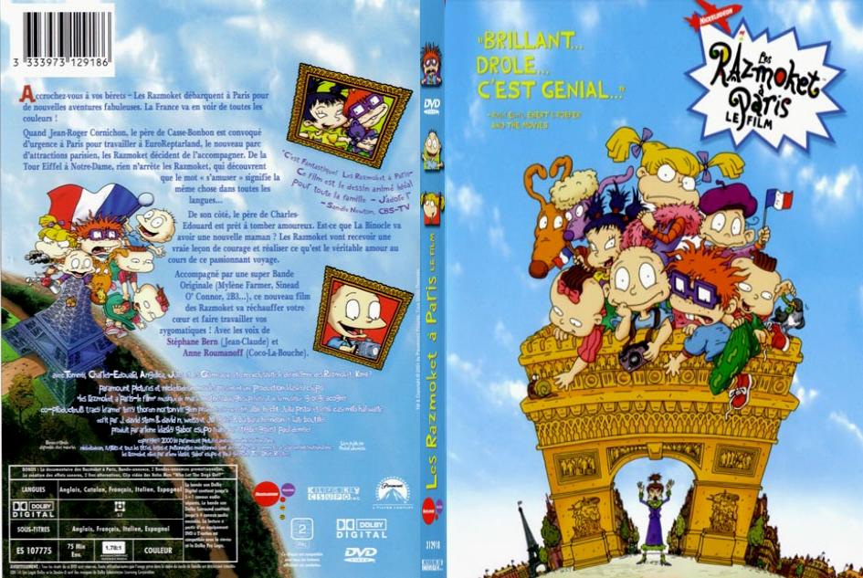 Jaquette DVD Les Razmokets  Paris - SLIM