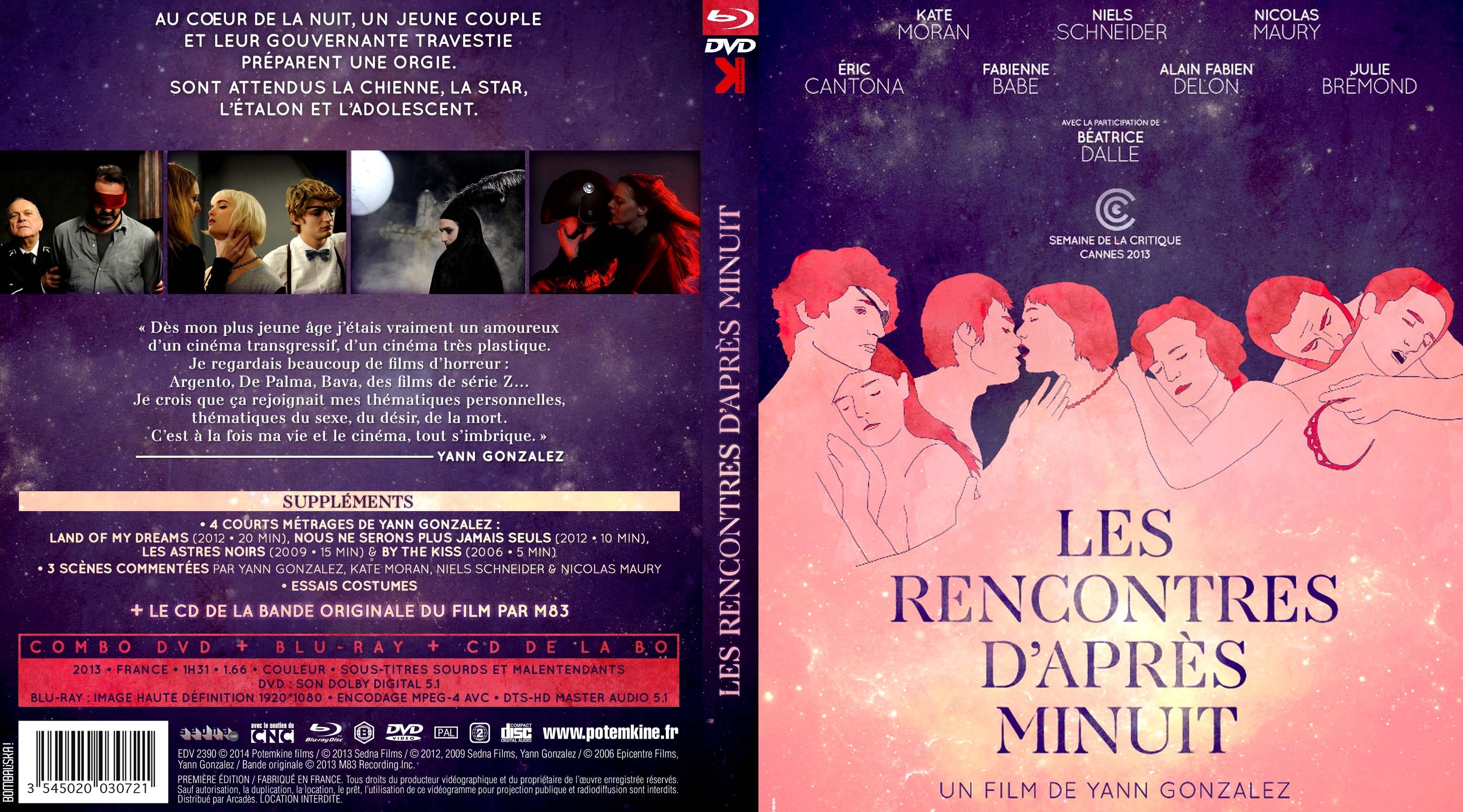 Jaquette DVD Les Rencontres D-apres Minuits BD DVD front