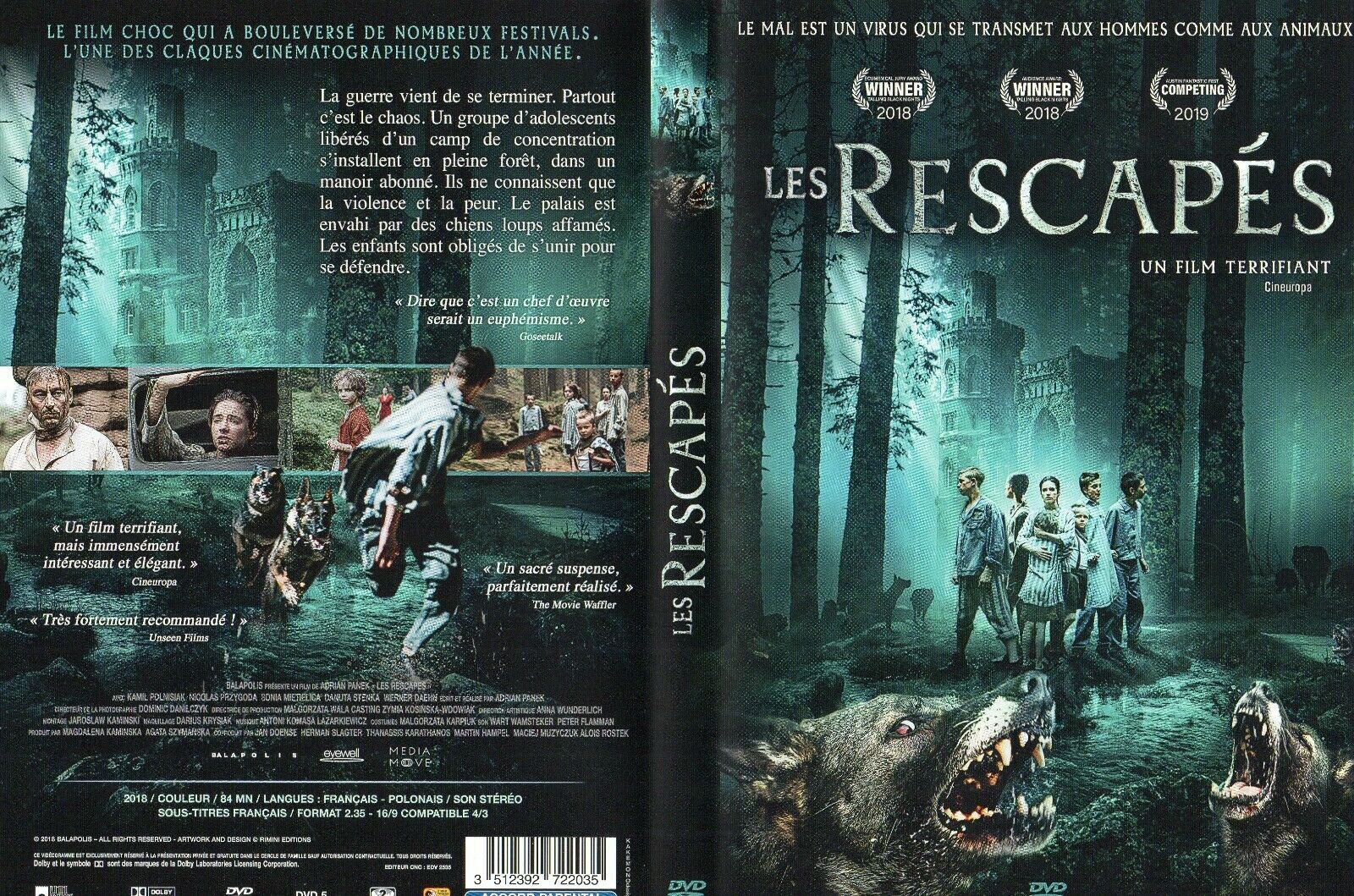 Jaquette DVD Les Rescaps