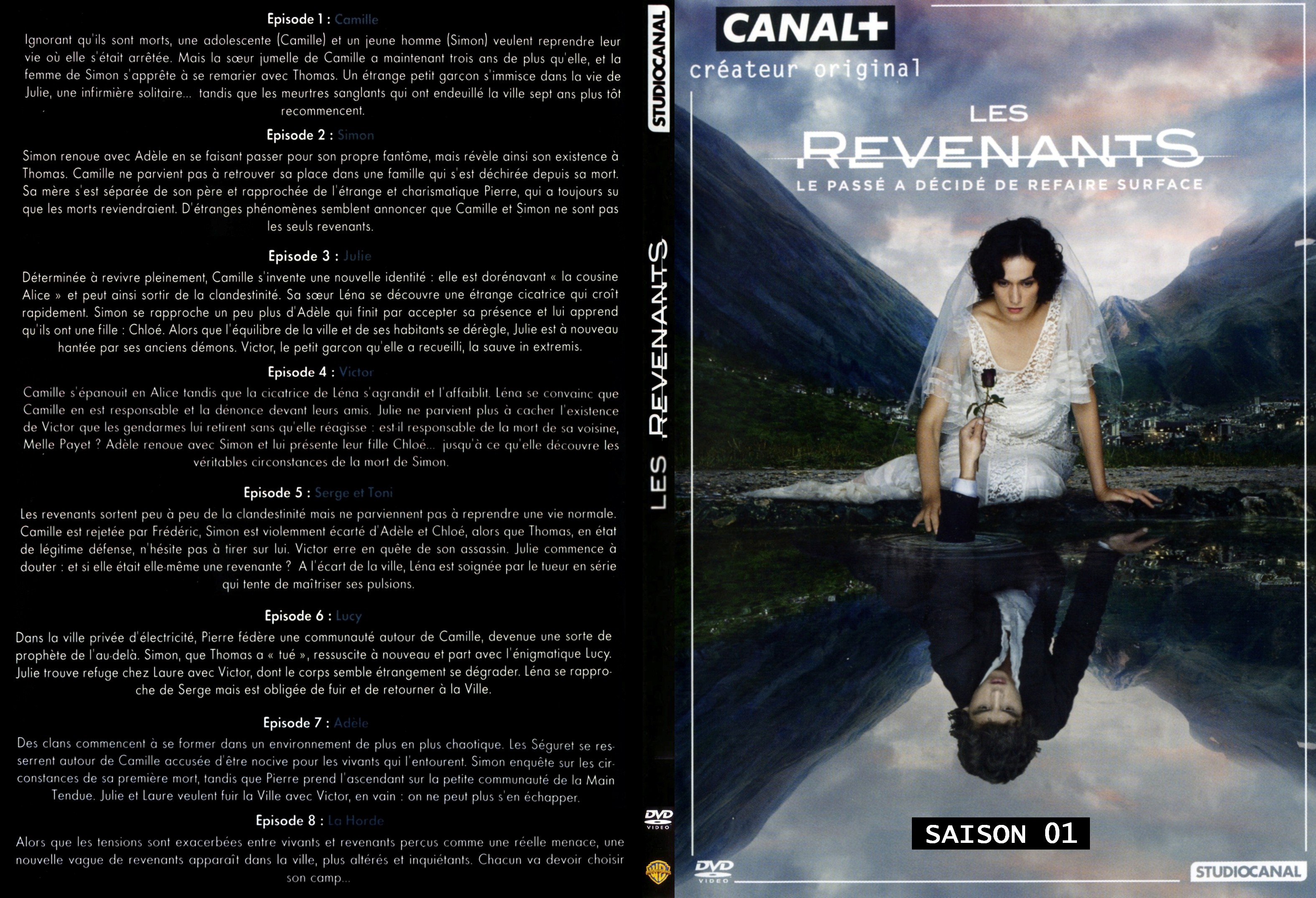 Jaquette DVD Les Revenants Saison 01 custom