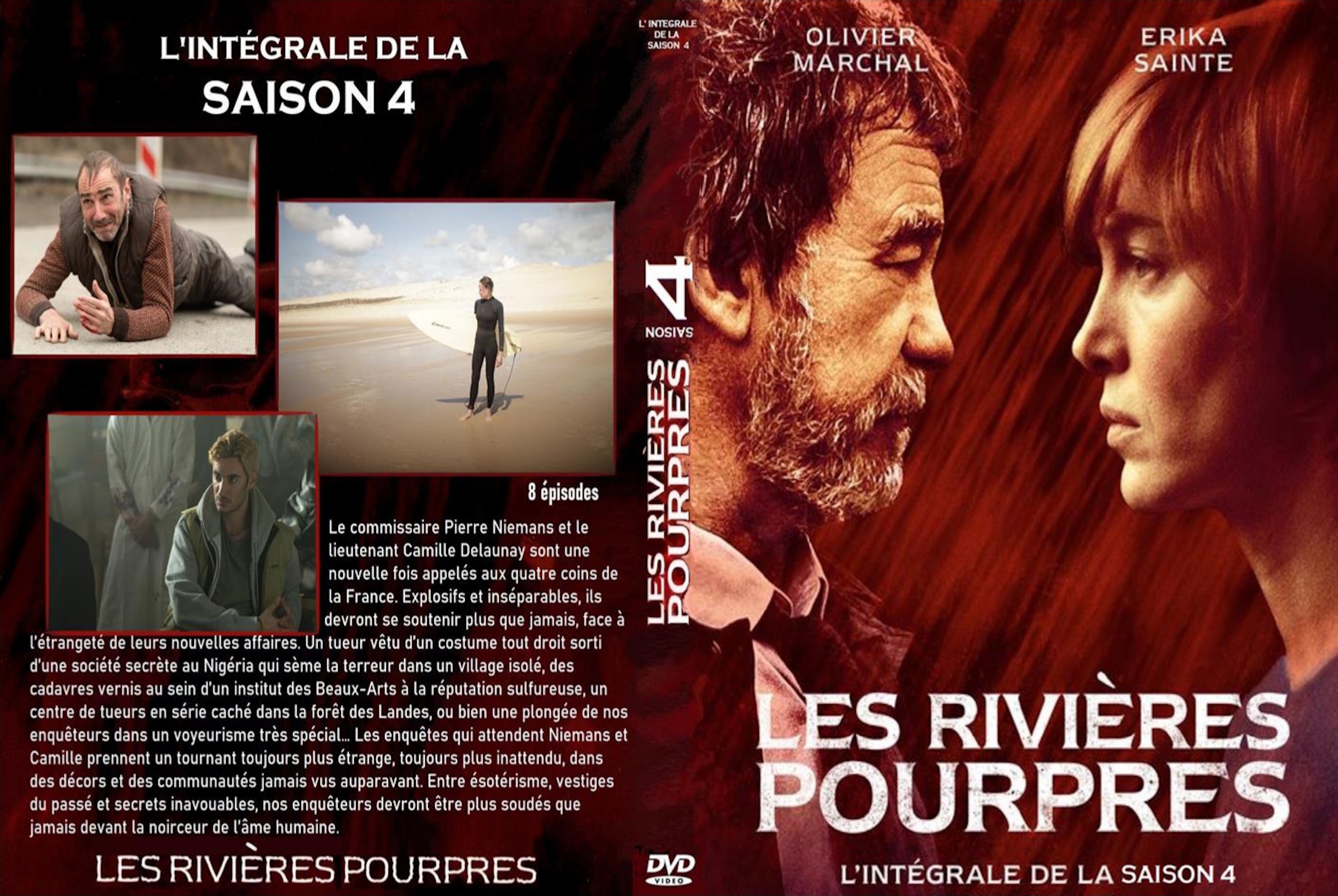 Jaquette DVD Les Rivieres Pourpres Saison 4 custom
