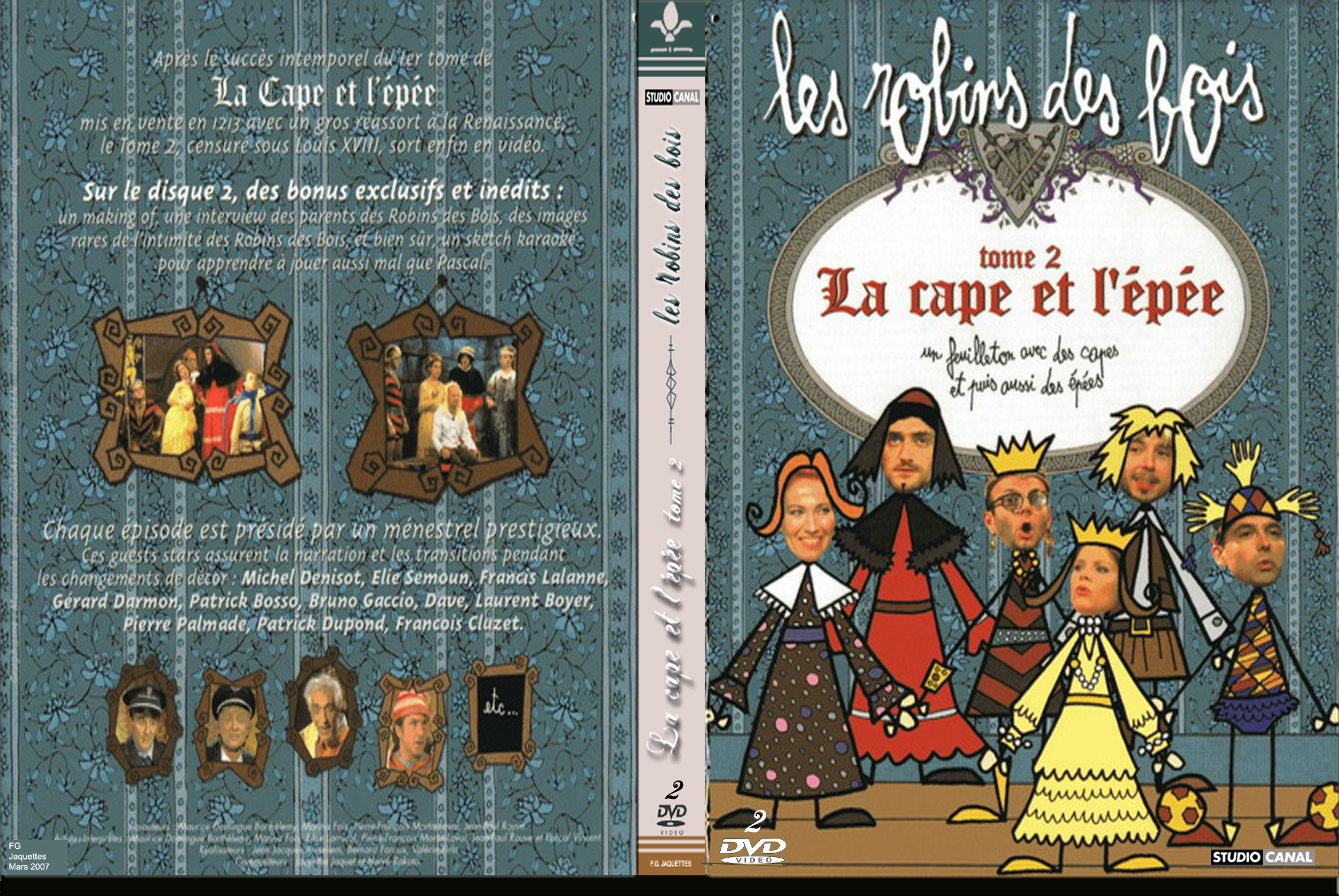 Jaquette DVD Les Robin des bois - La cape et l