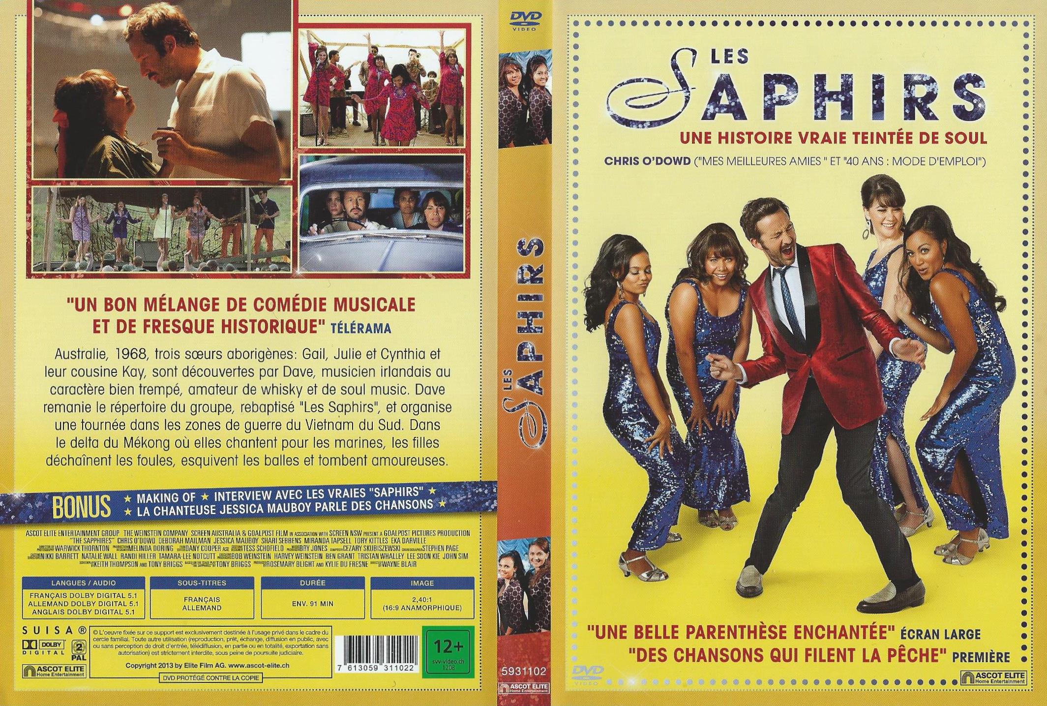 Jaquette DVD Les Saphirs