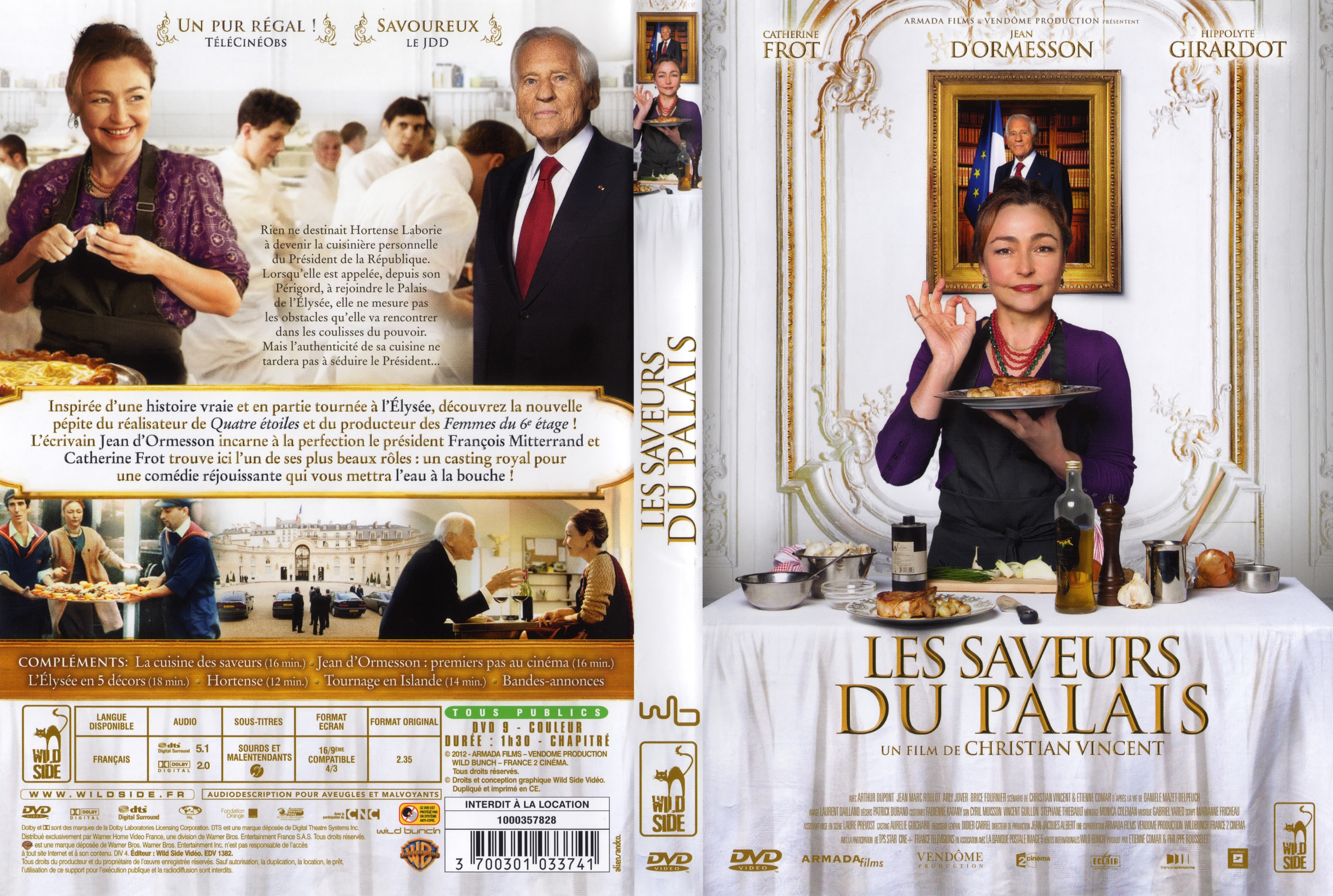 Jaquette DVD Les Saveurs du Palais