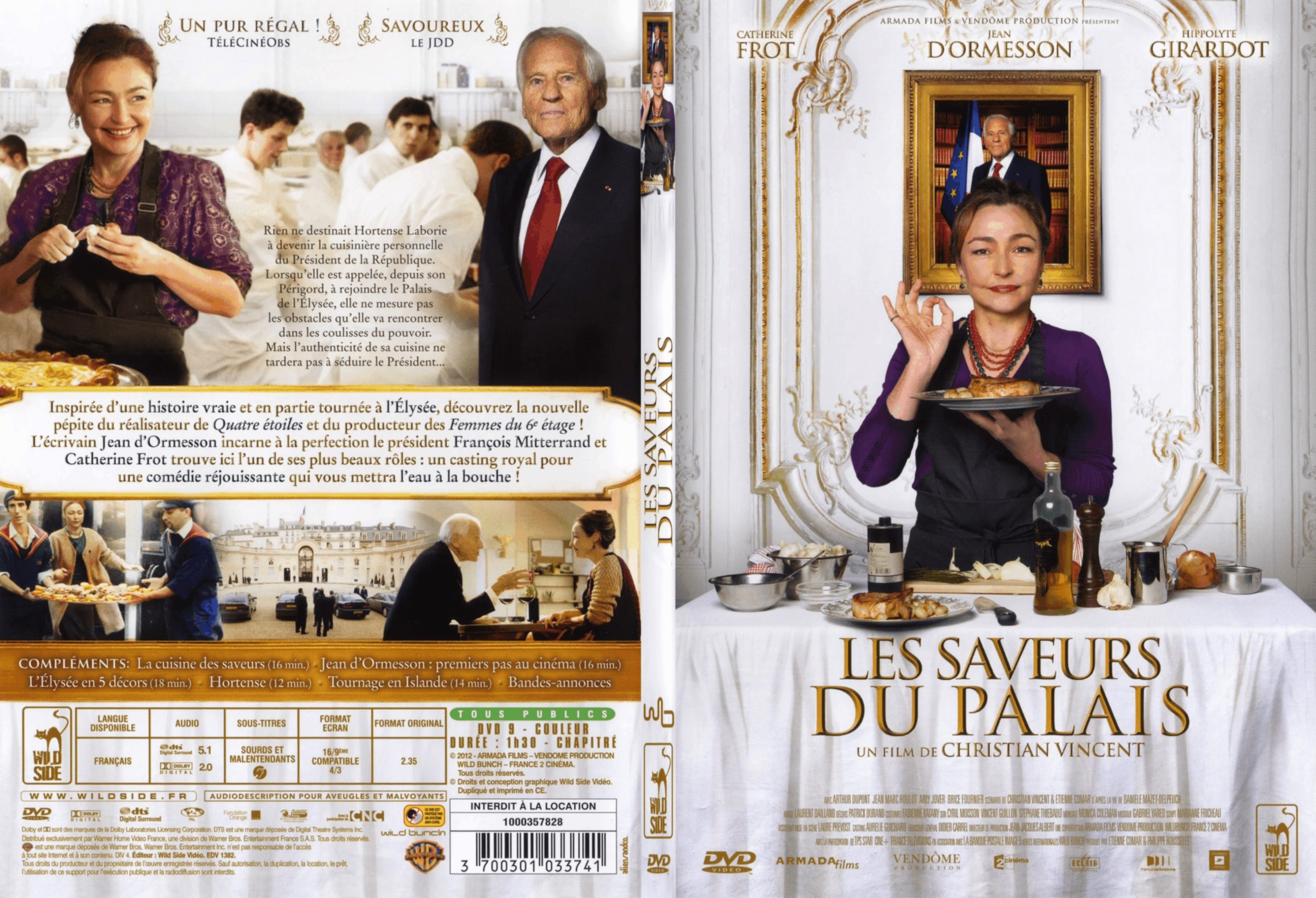 Jaquette DVD Les Saveurs du Palais - SLIM