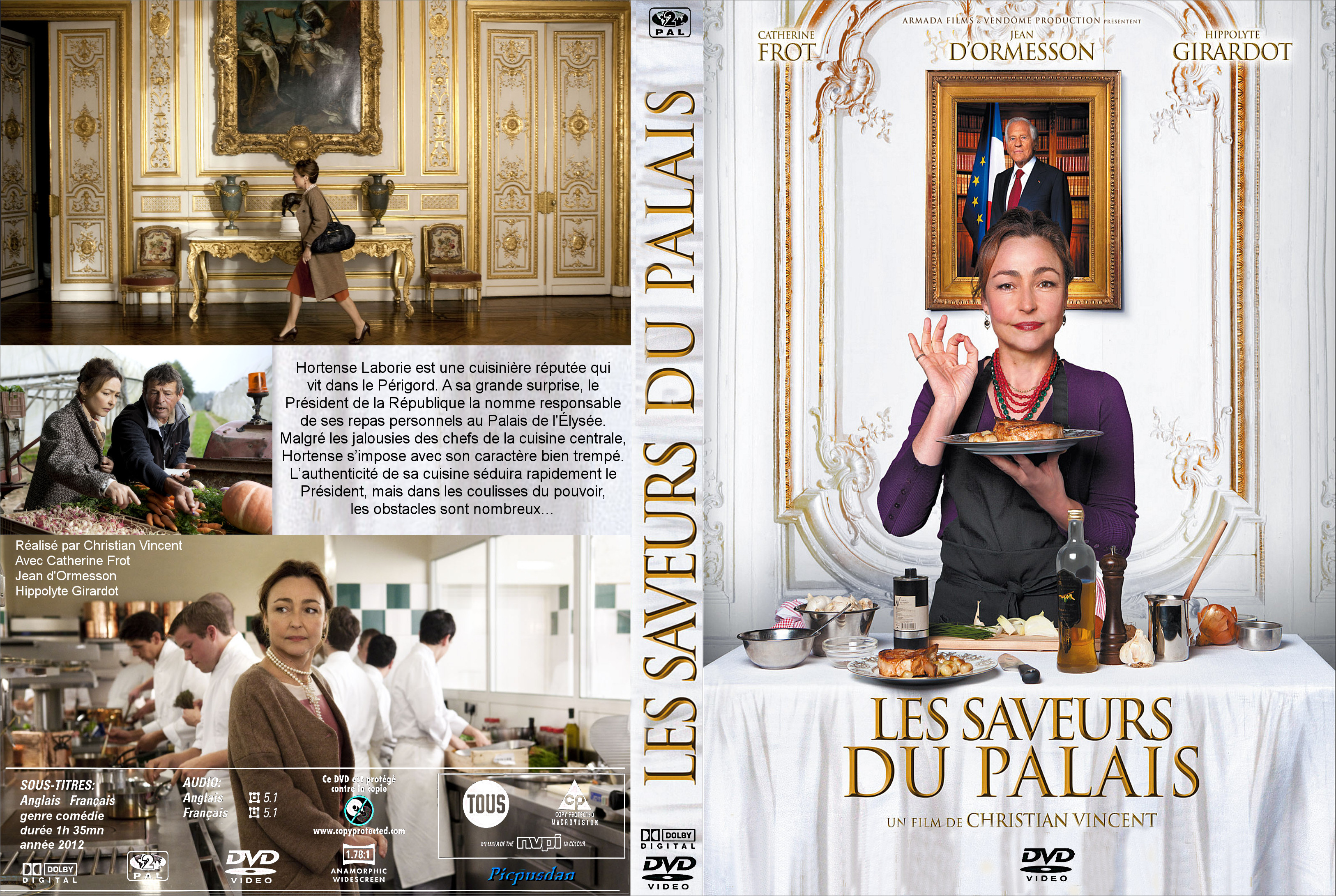 Jaquette DVD Les Saveurs du palais custom