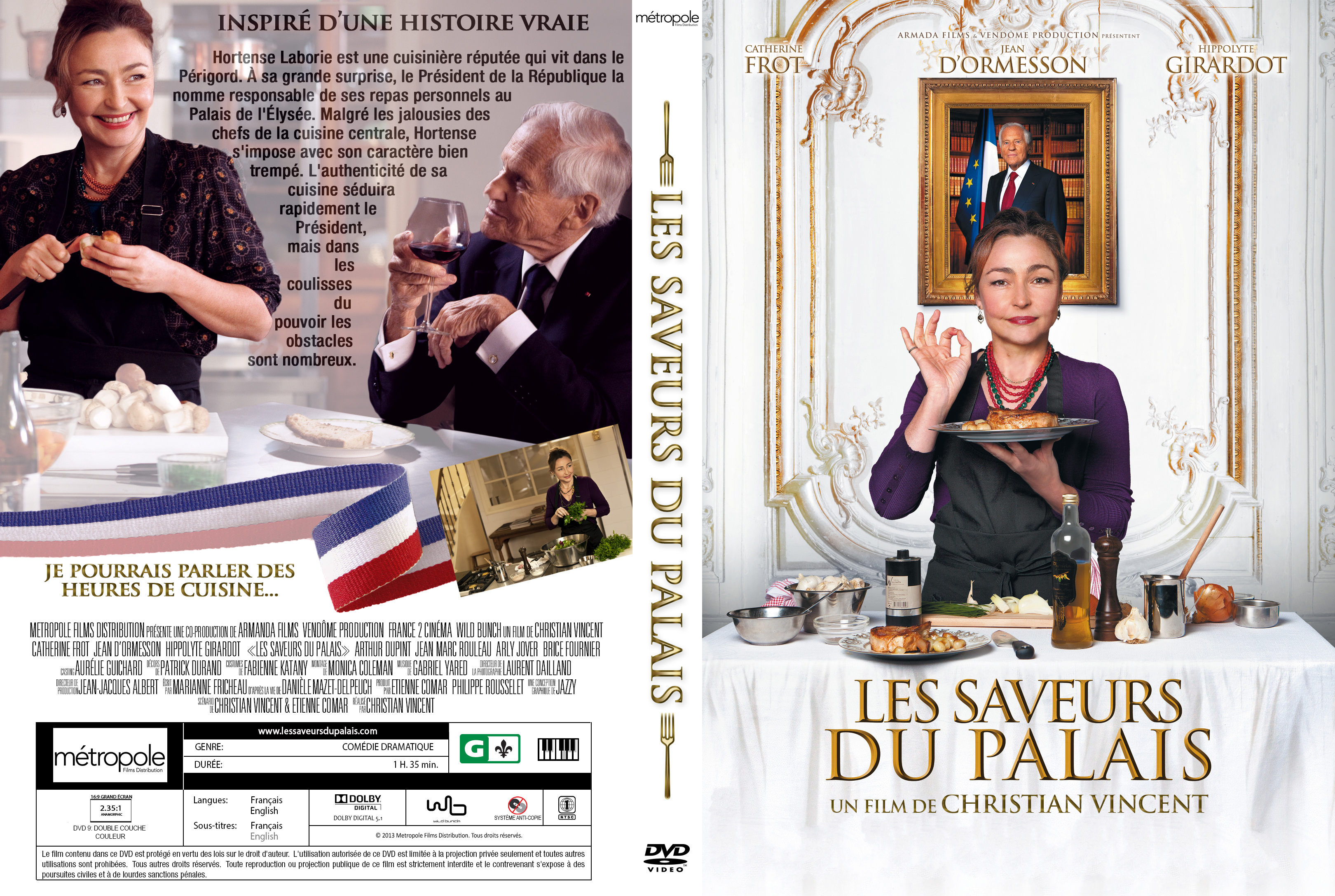 Jaquette DVD Les Saveurs du palais custom v2