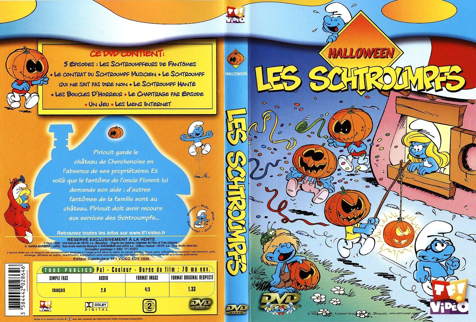 Jaquette DVD Les Schtroumpfs - Halloween