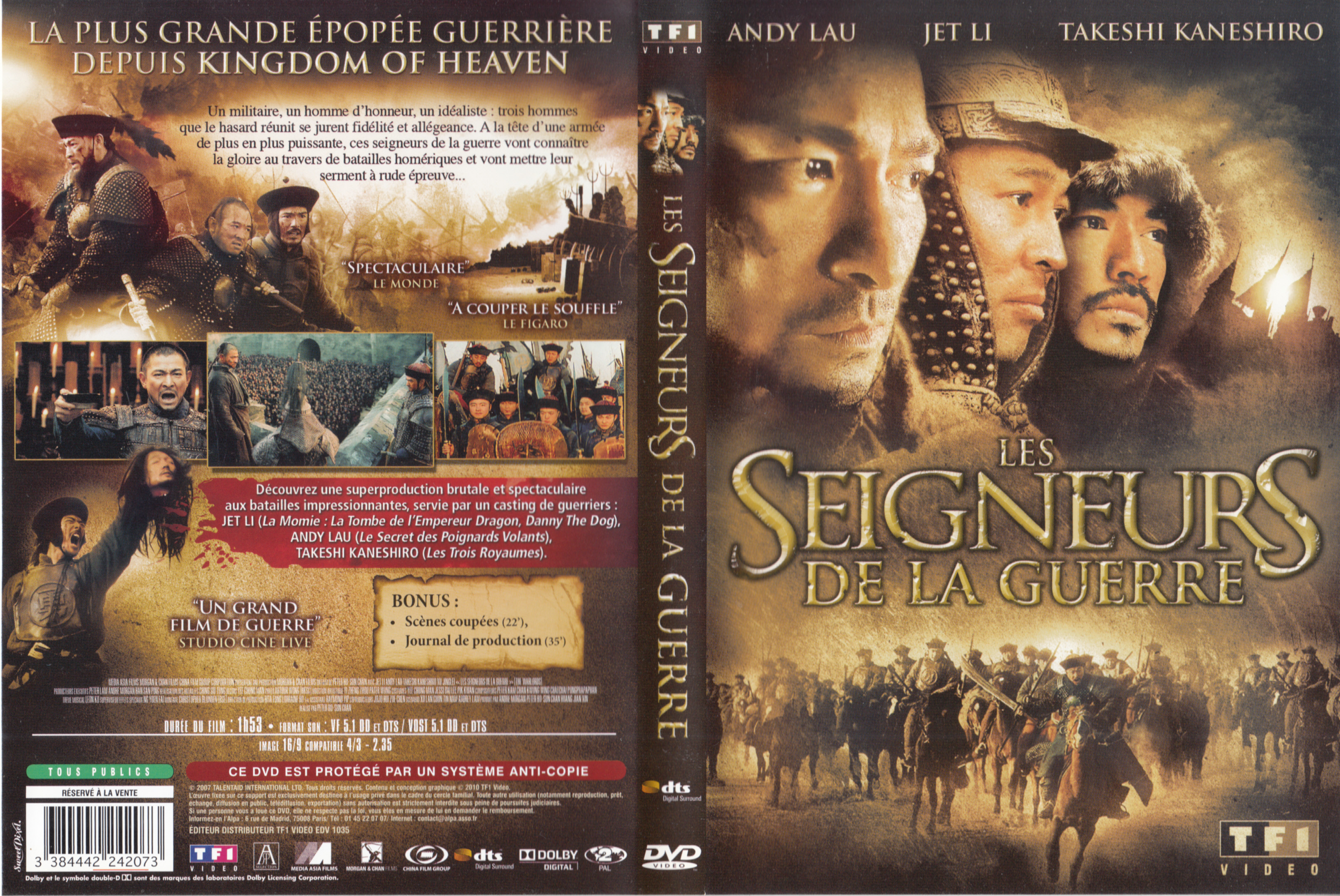 Jaquette DVD Les Seigneurs de la guerre v2