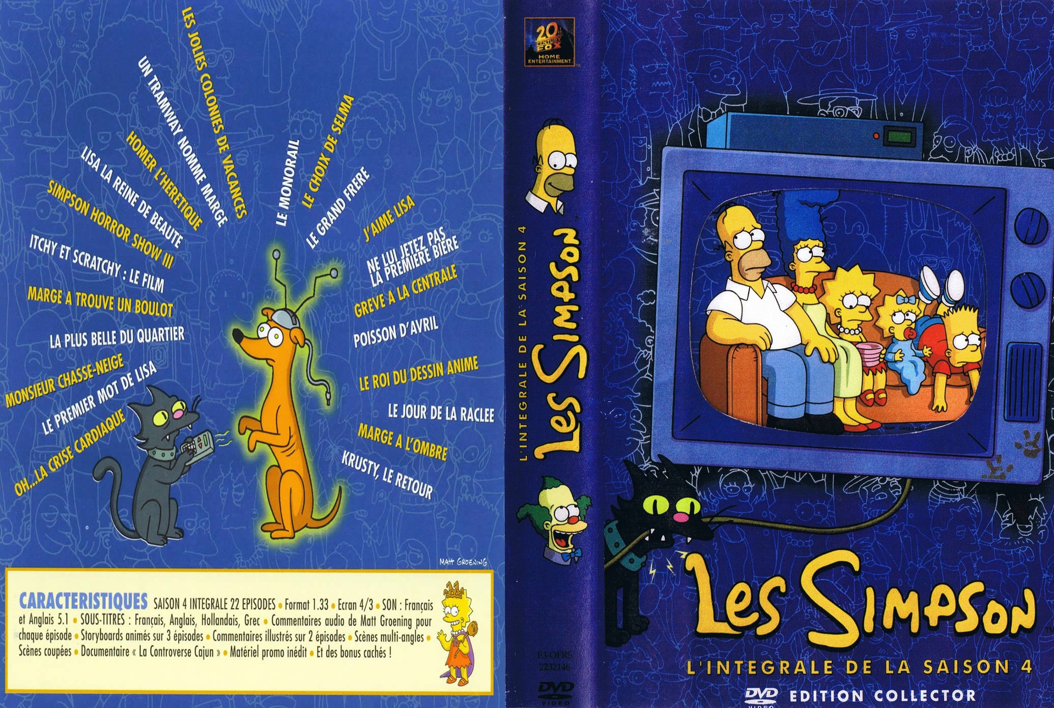 Jaquette DVD Les Simpson saison 04 v2