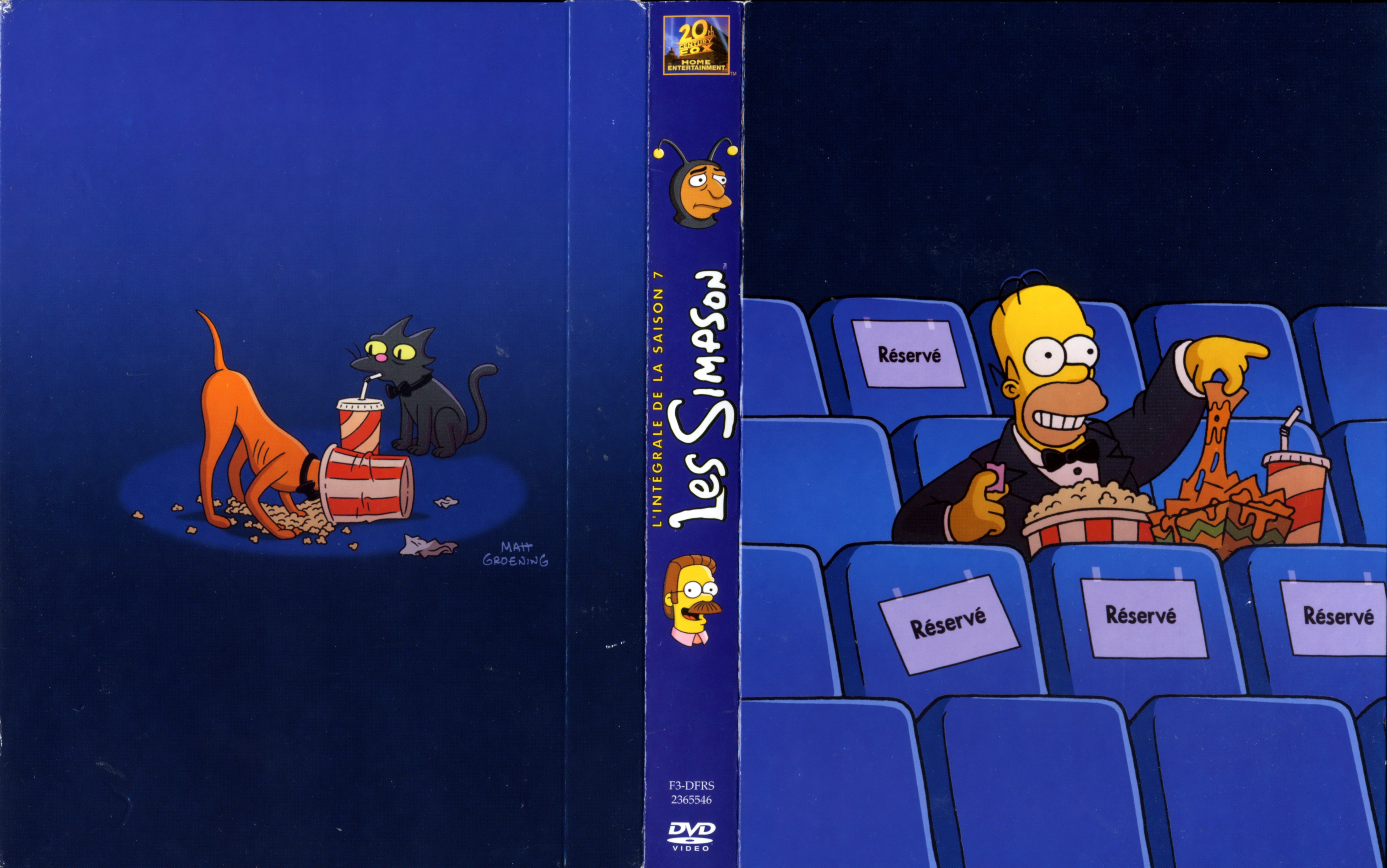 Jaquette DVD Les Simpson saison 07 COFFRET