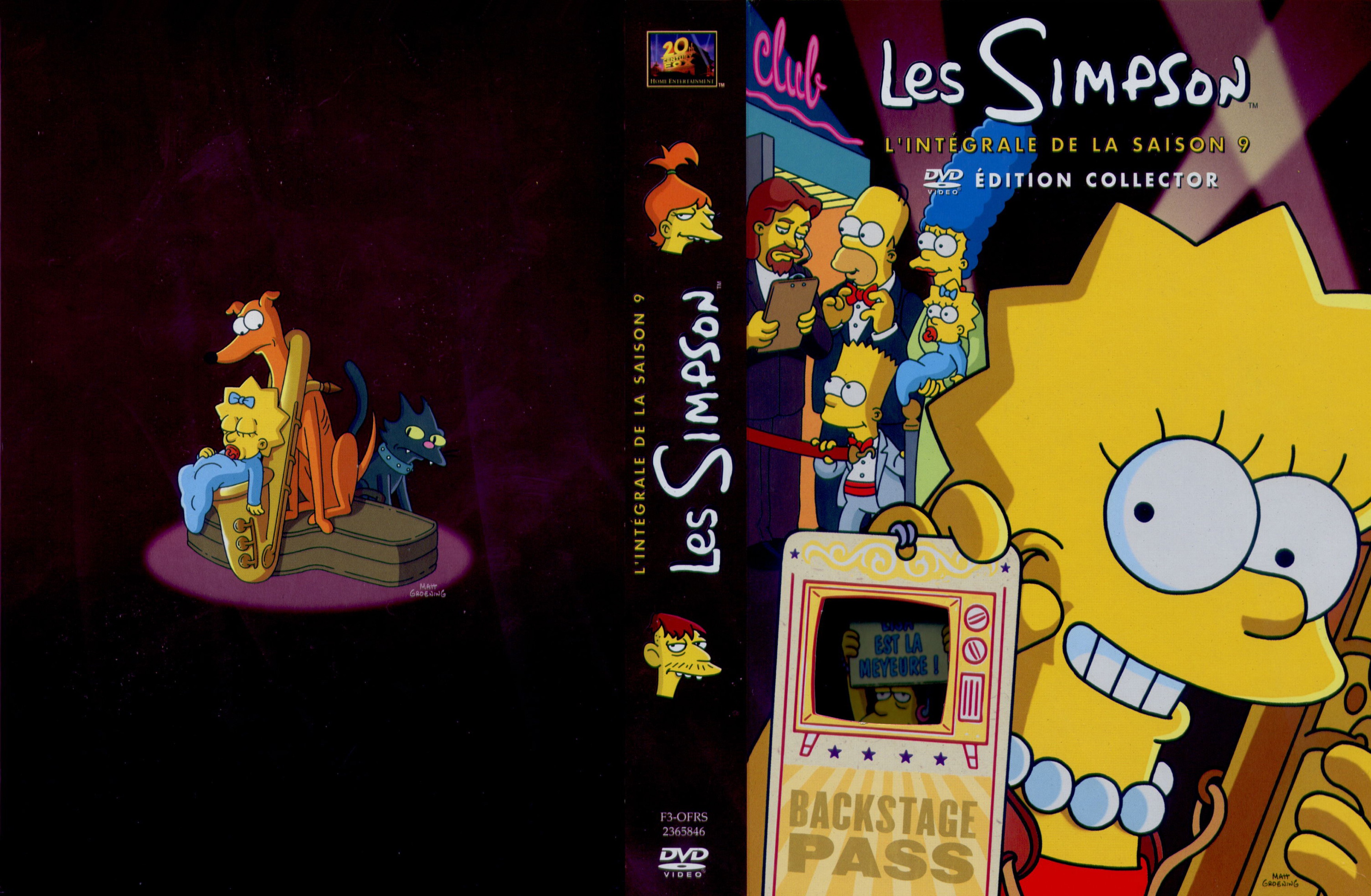 Jaquette DVD Les Simpson saison 09 COFFRET