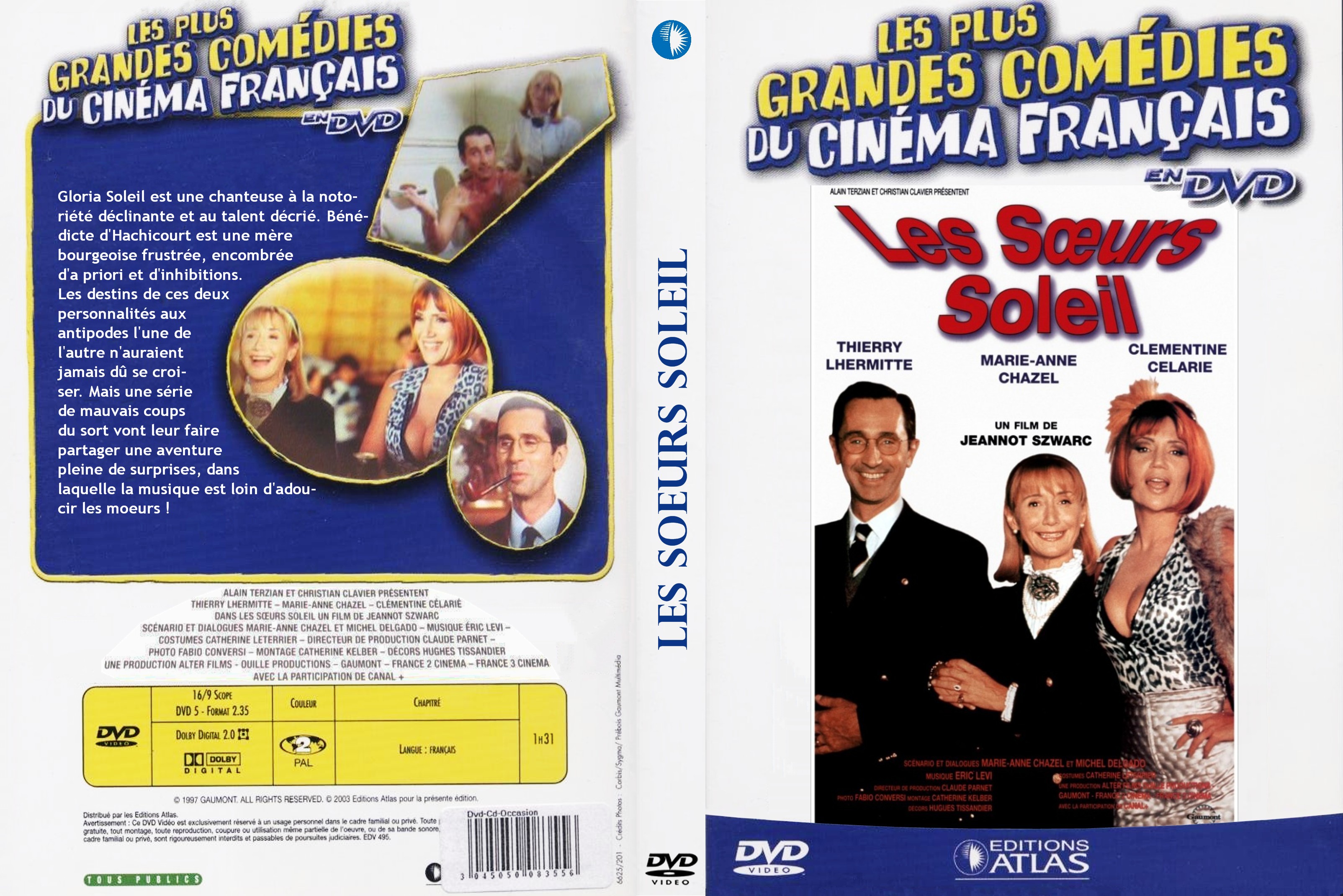 Jaquette DVD Les Soeurs Soleil custom