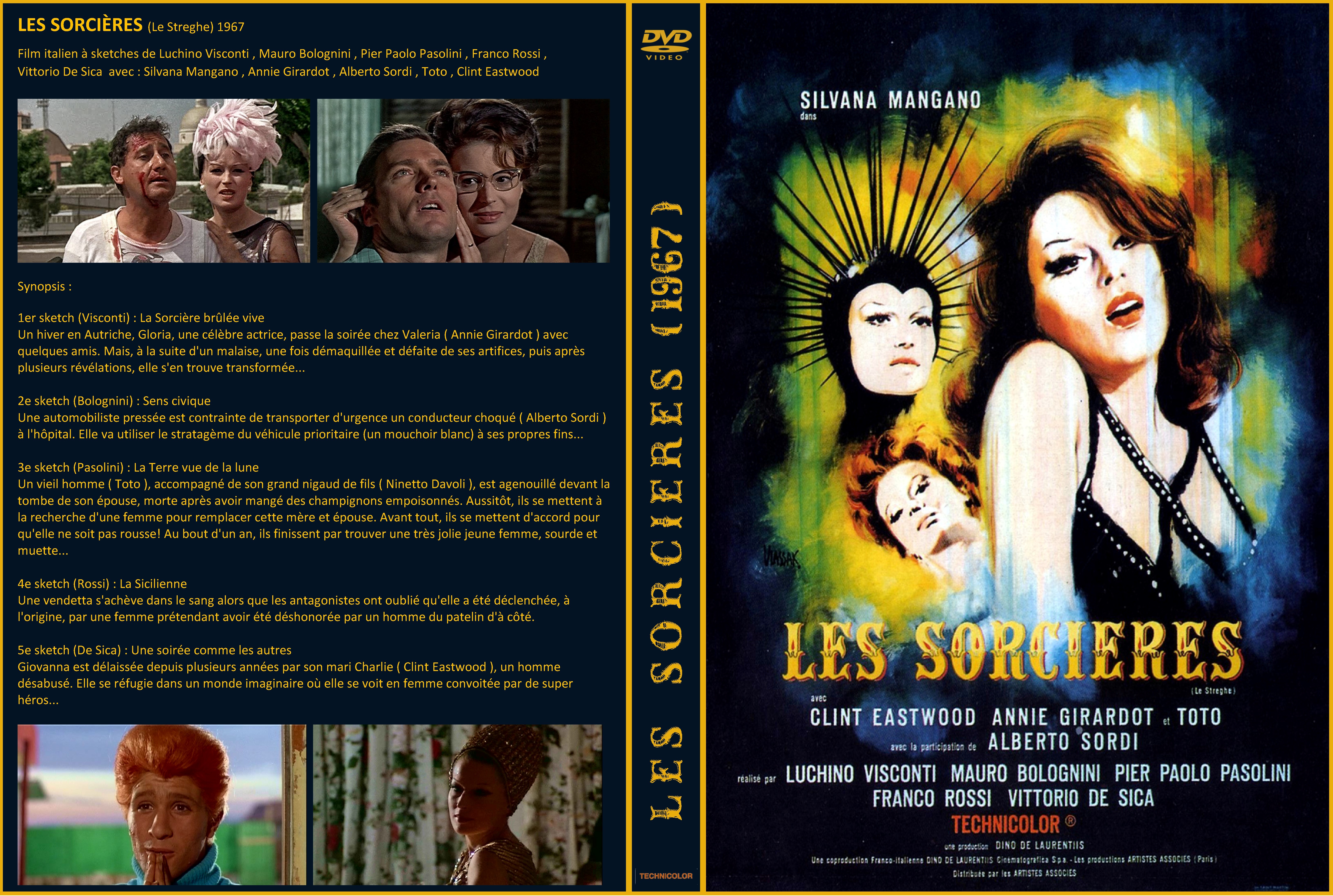 Jaquette DVD Les Sorcires (1967) custom
