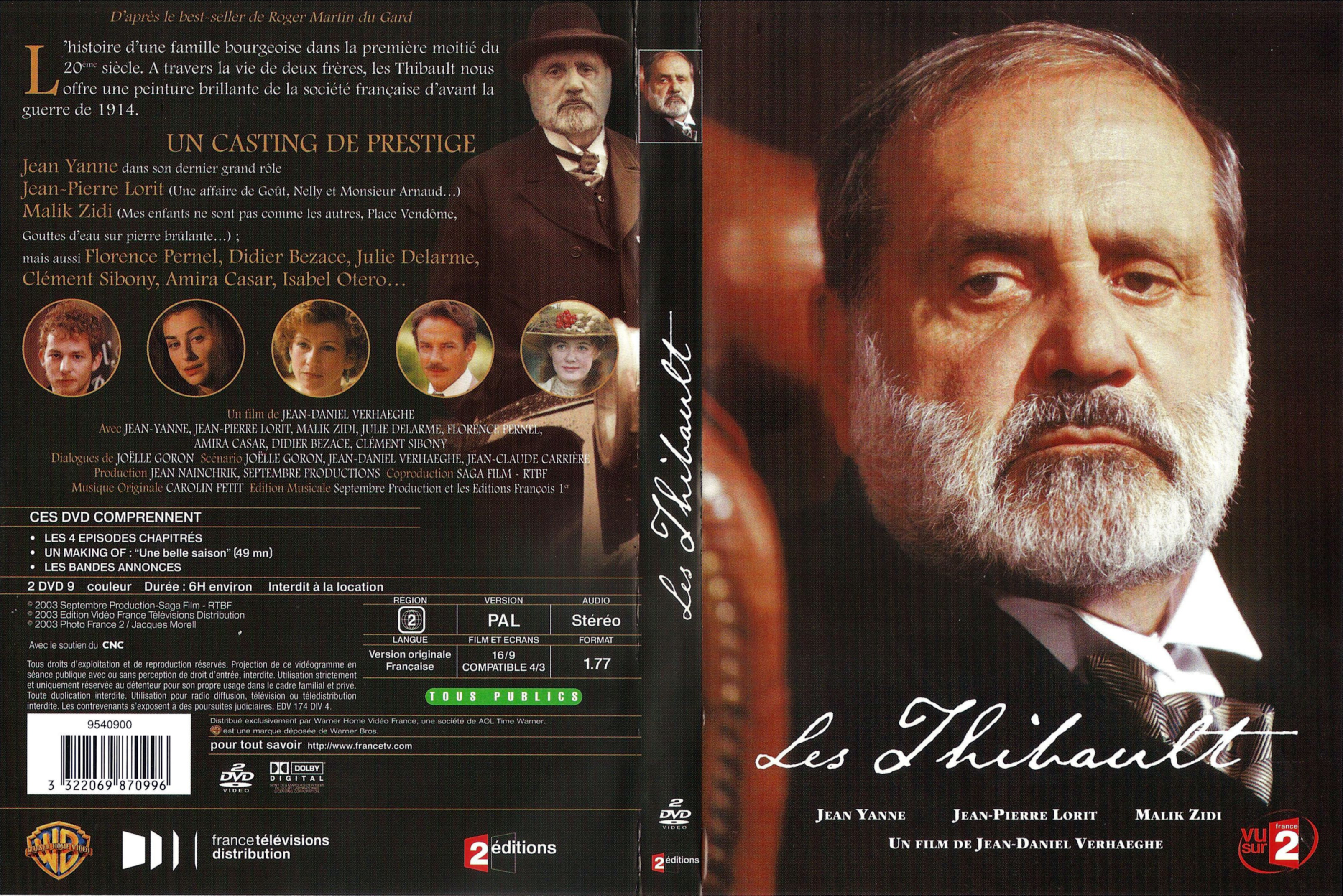 Jaquette DVD Les Thibault
