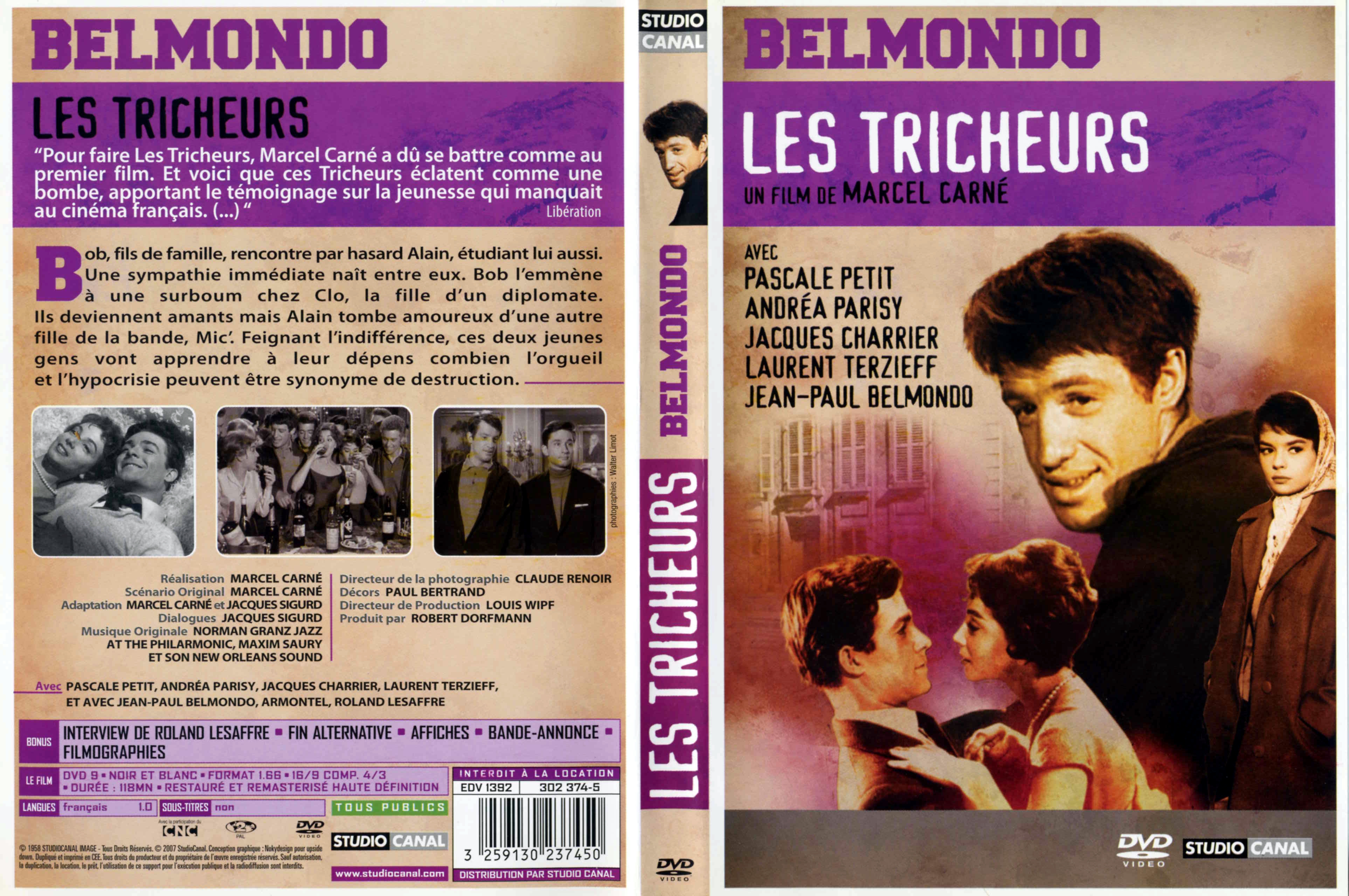 Jaquette DVD Les Tricheurs v3