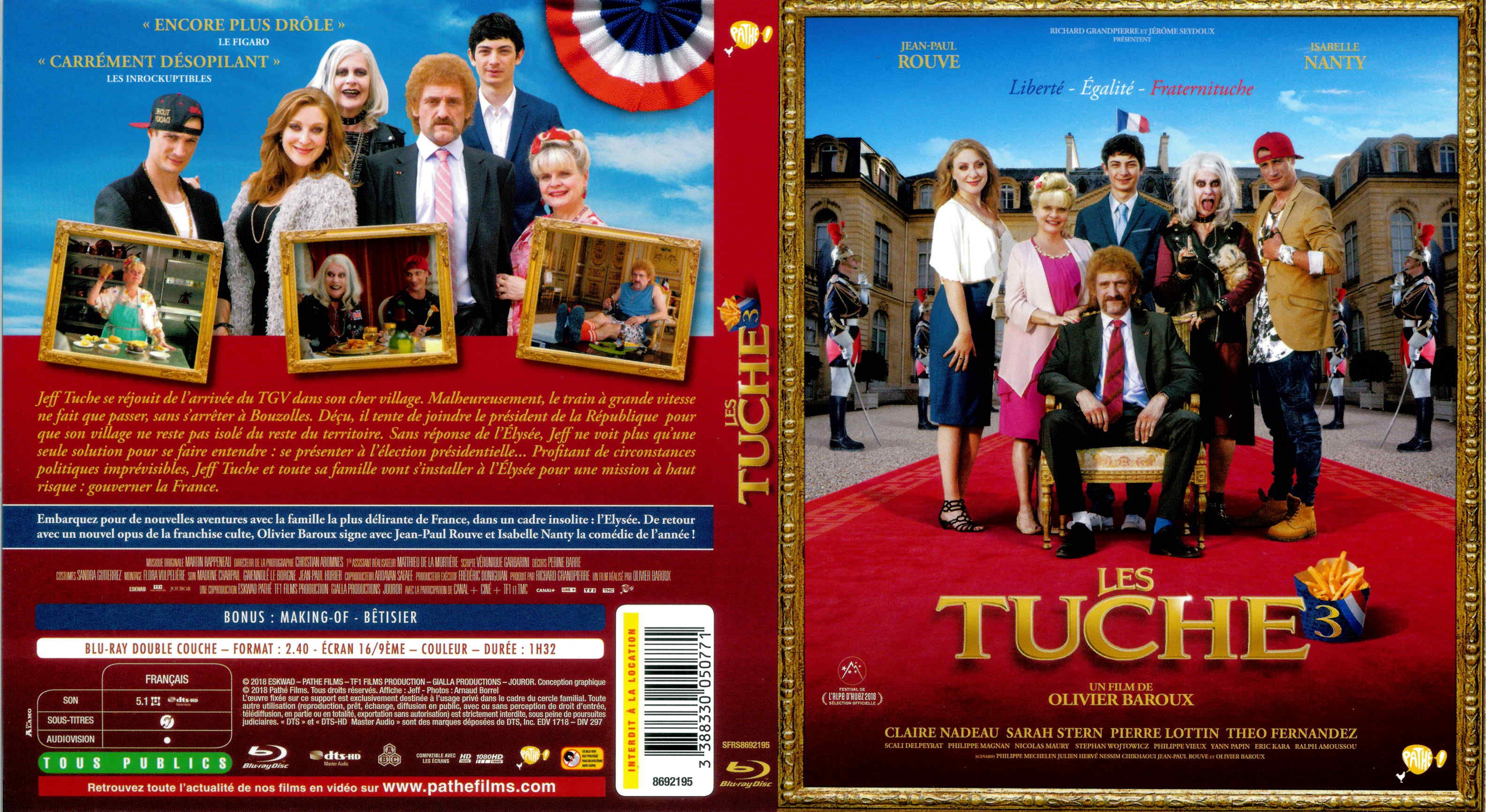 Jaquette DVD Les Tuche 3 (BLU-RAY)