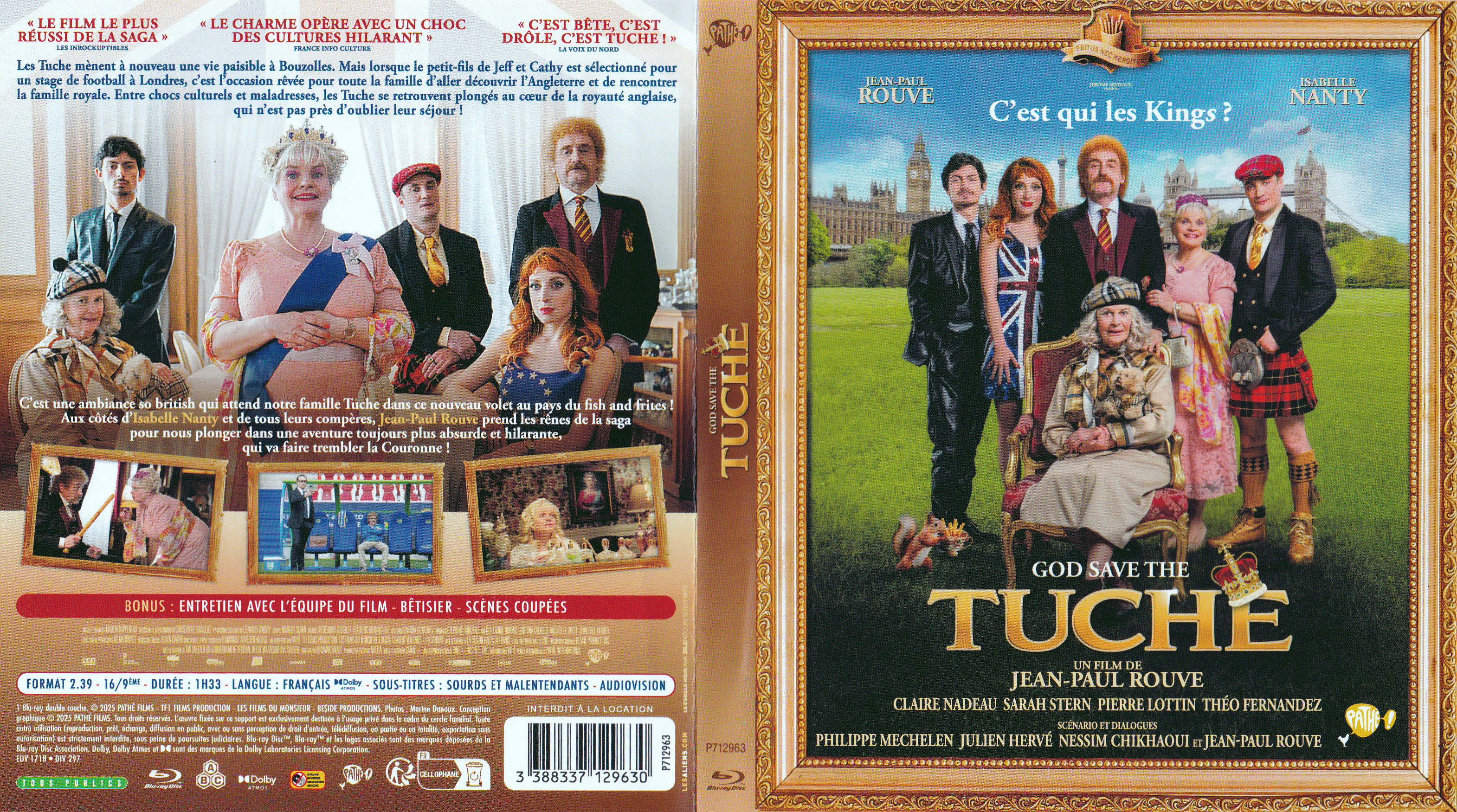 Jaquette DVD Les Tuche 5 - God save the tuche (BLU-RAY)