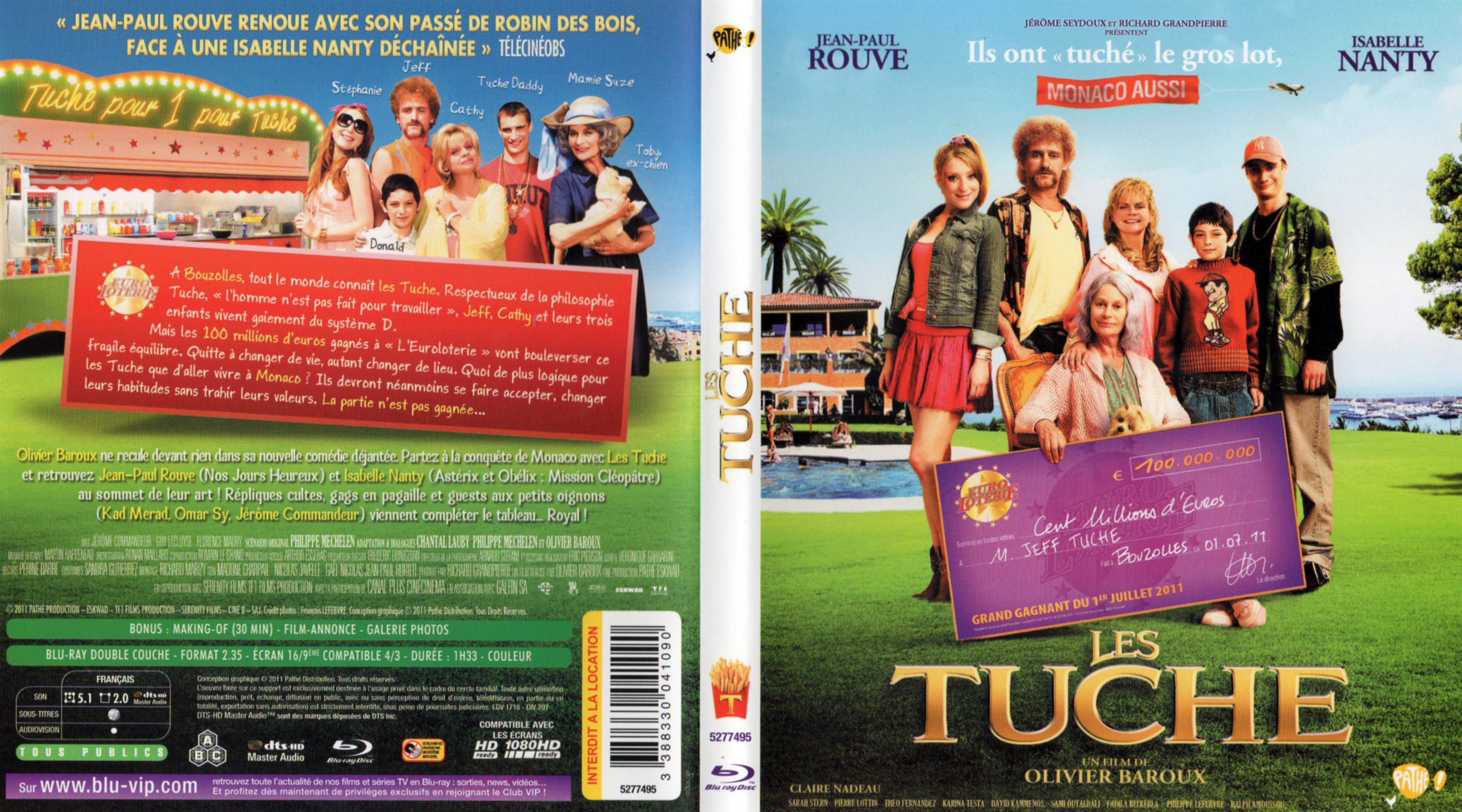Jaquette DVD Les Tuche (BLU-RAY)