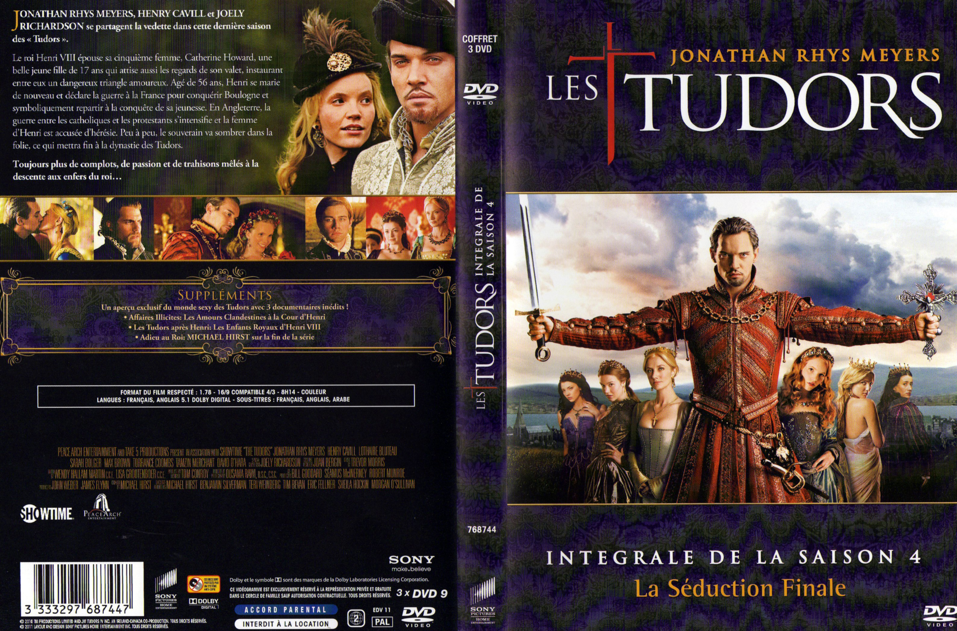 Jaquette DVD Les Tudors Saison 4