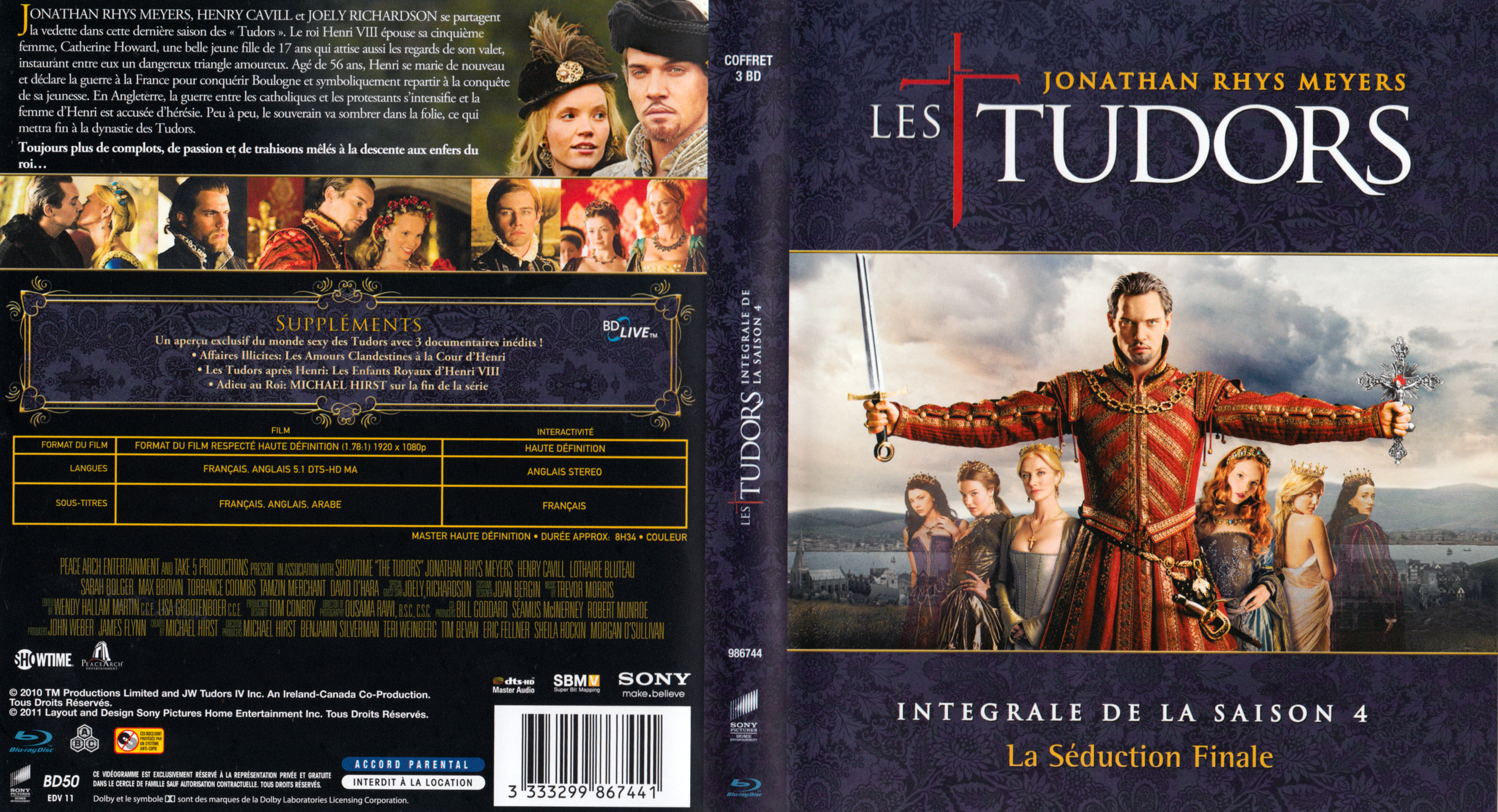 Jaquette DVD Les Tudors Saison 4 (BLU-RAY)