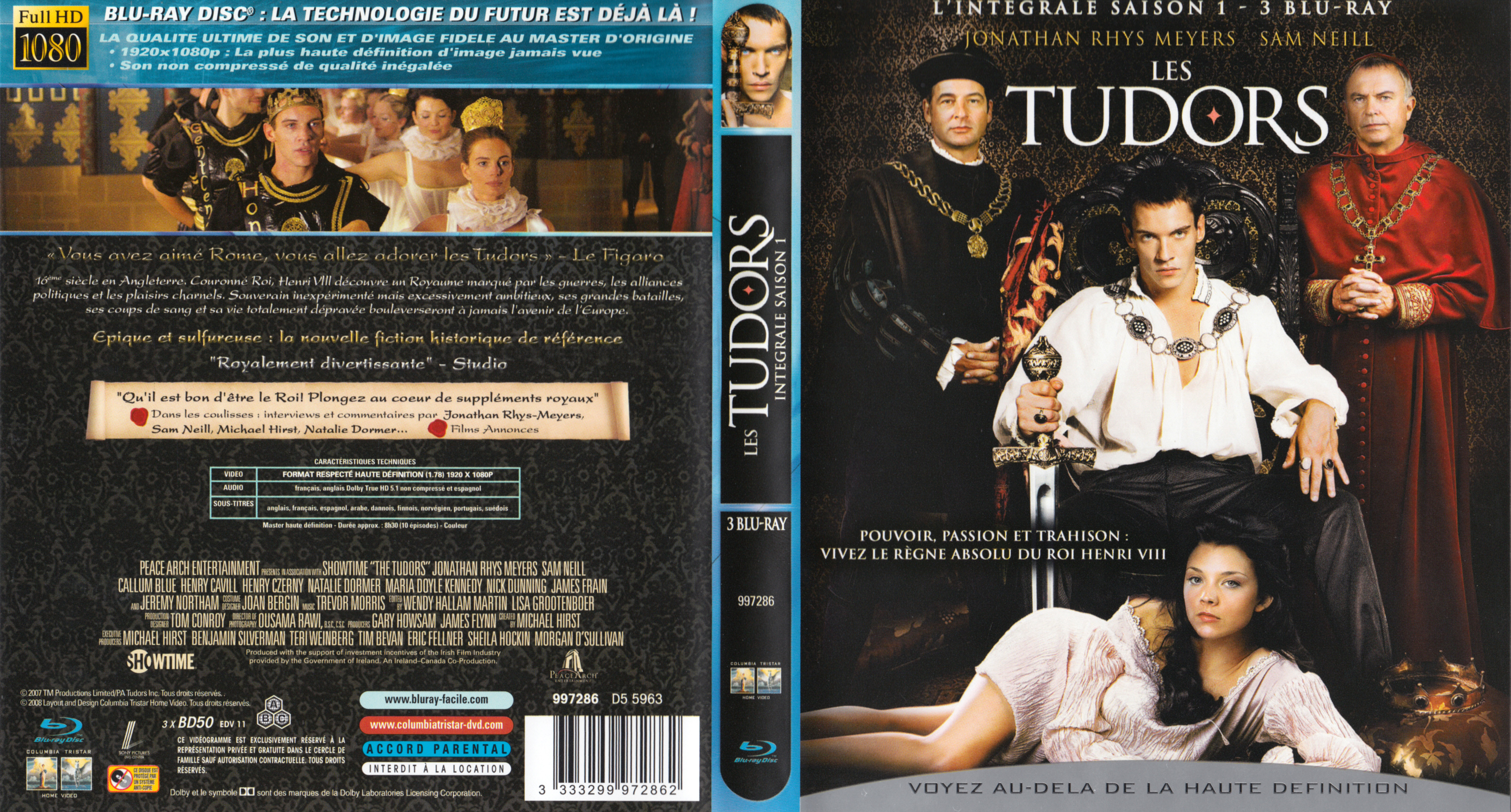 Jaquette DVD Les Tudors saison 1 (BLU-RAY)