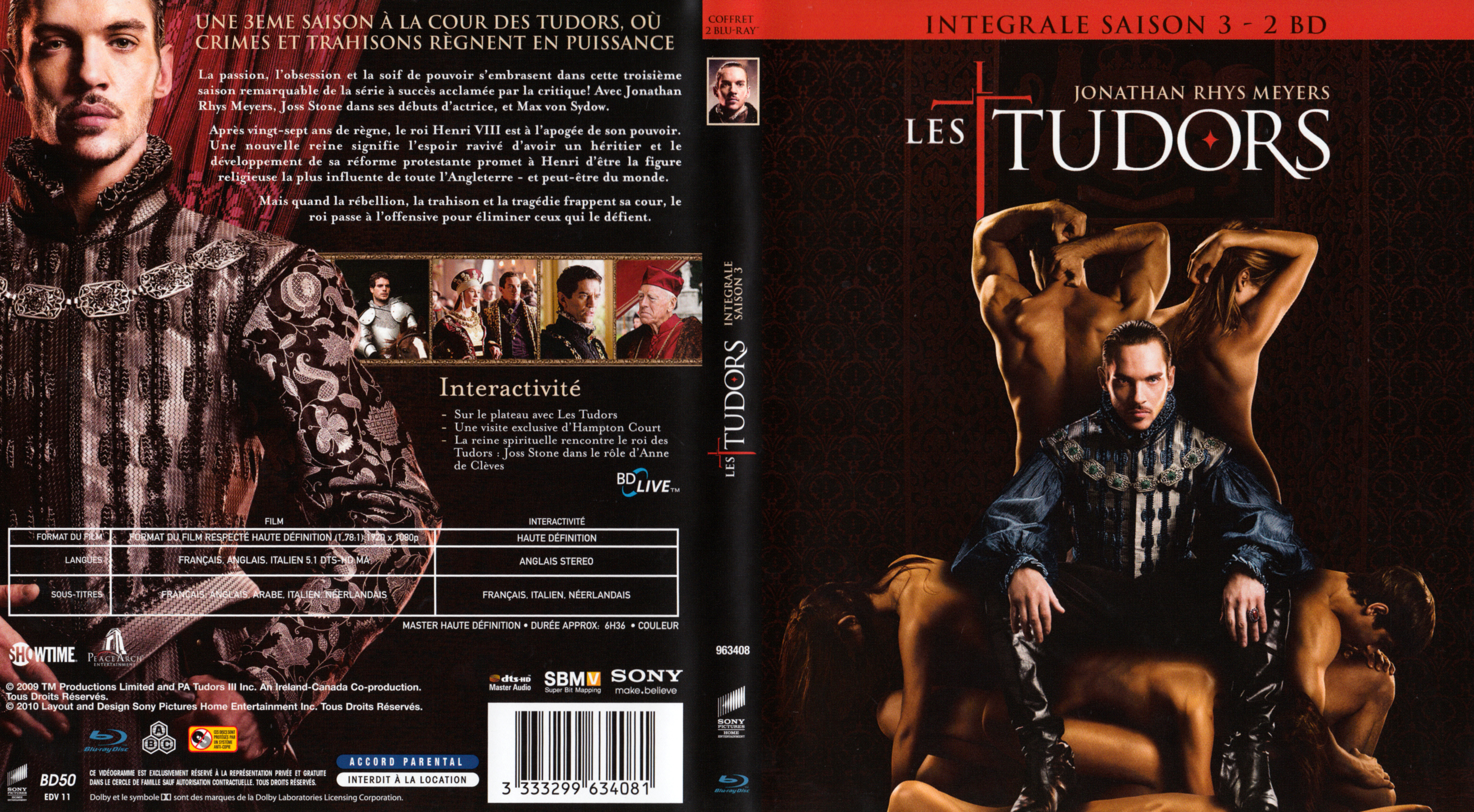 Jaquette DVD Les Tudors saison 3 (BLU-RAY)