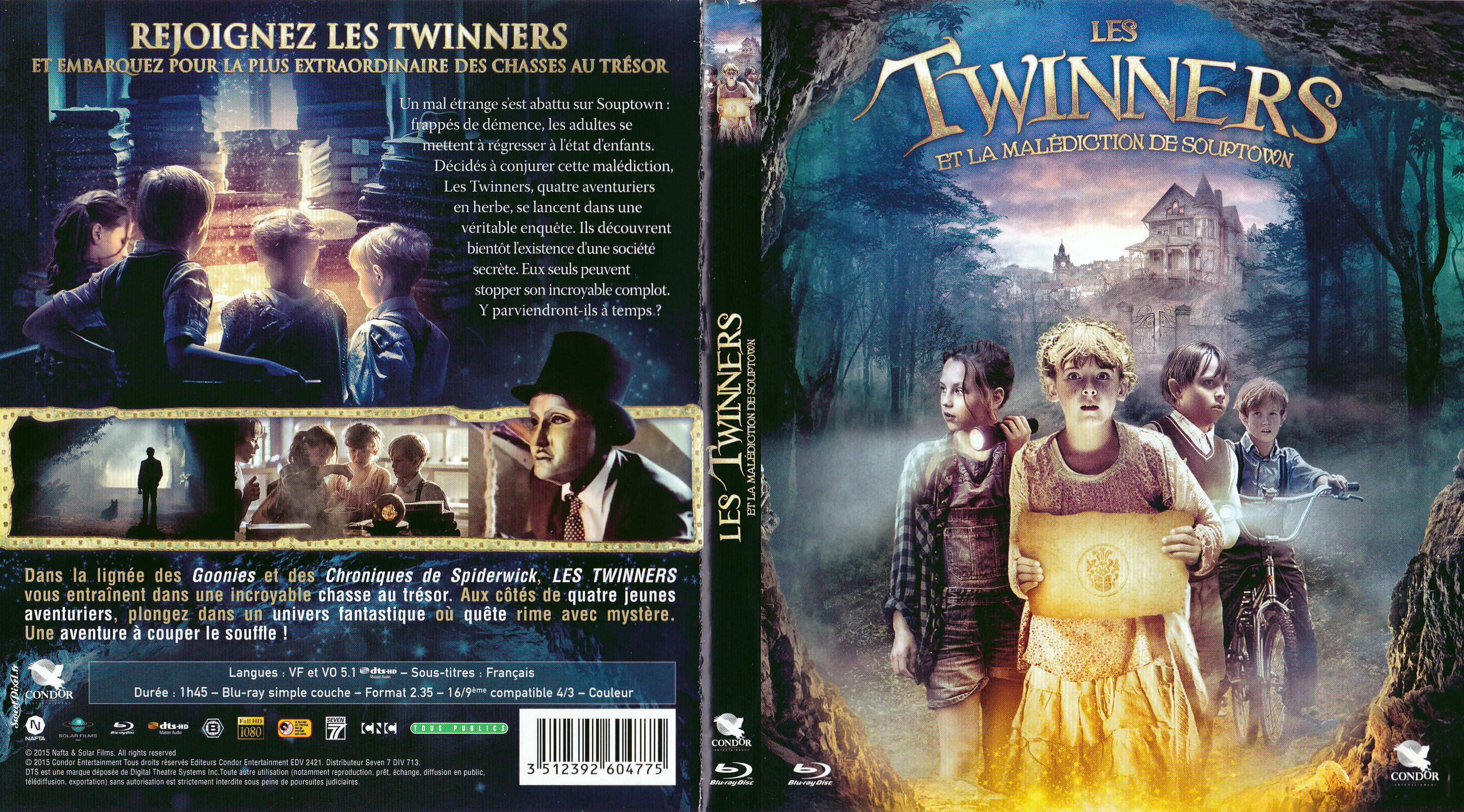 Jaquette DVD Les Twinners et la malediction de Souptown (BLU-RAY)