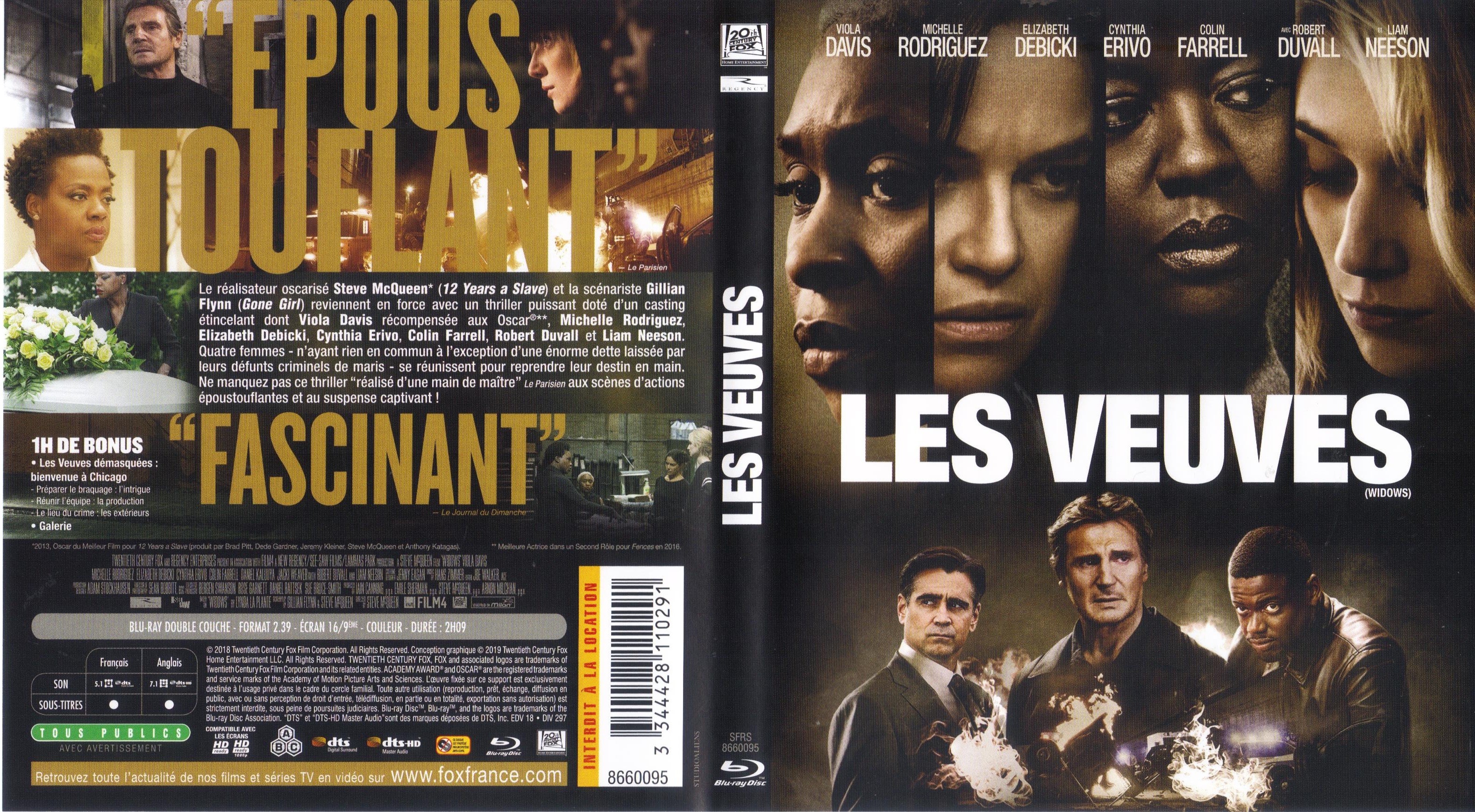 Jaquette DVD Les Veuves (BLU-RAY)